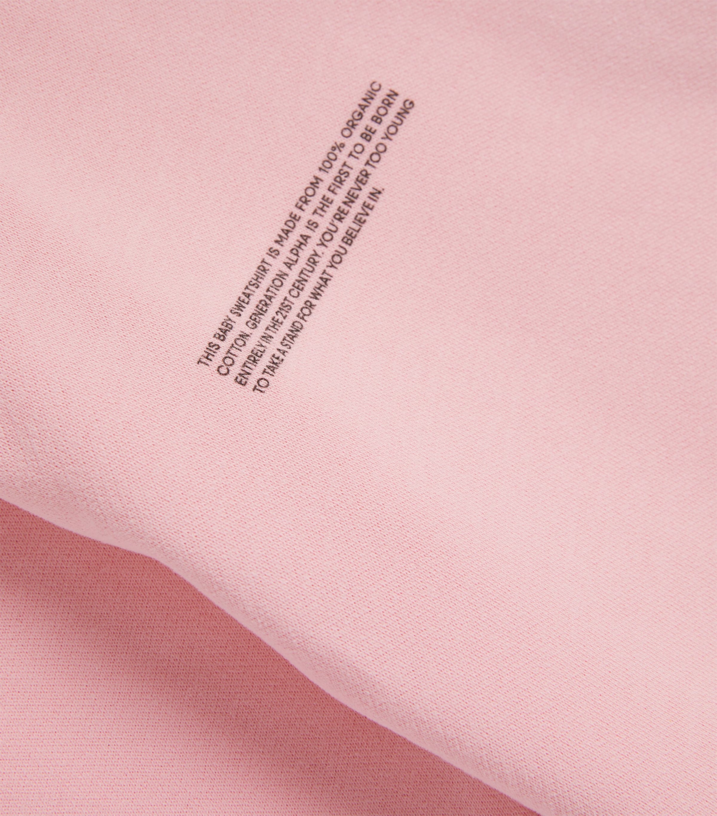 Organic Cotton Sweatshirt (3-24 Months) SAKURA PINK Image 4