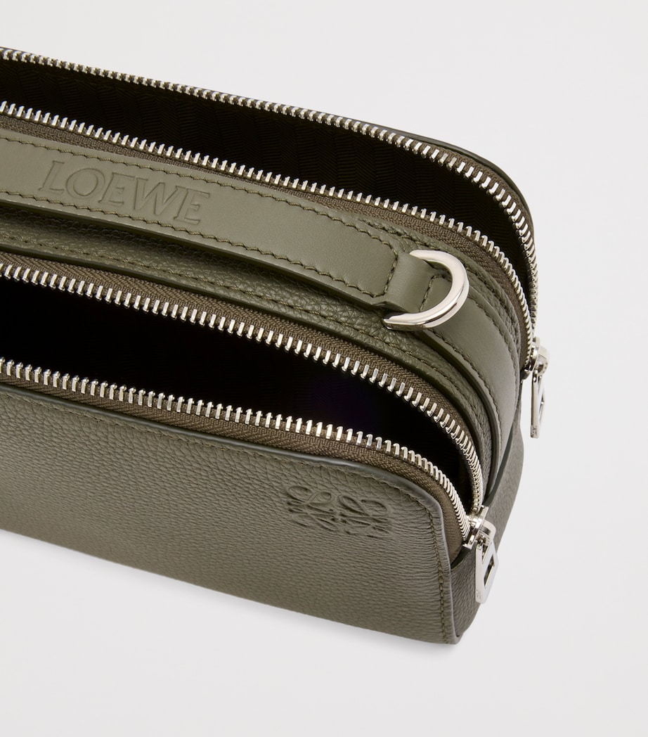 LOEWE Leather Essential Camera Bag Khaki Green Image 5