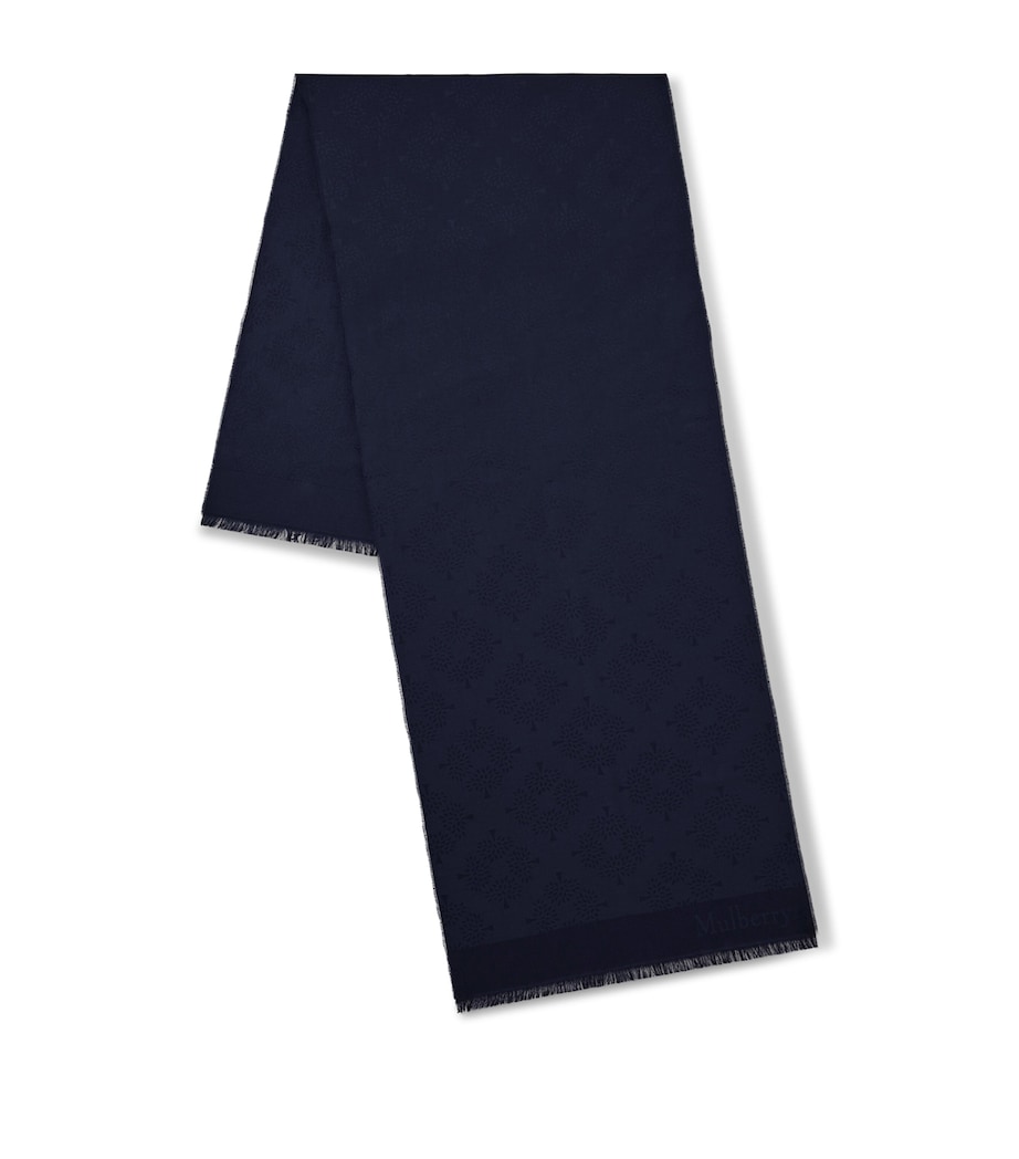 Mulberry Silk-Cotton Tree Scarf Night Sky Image 1
