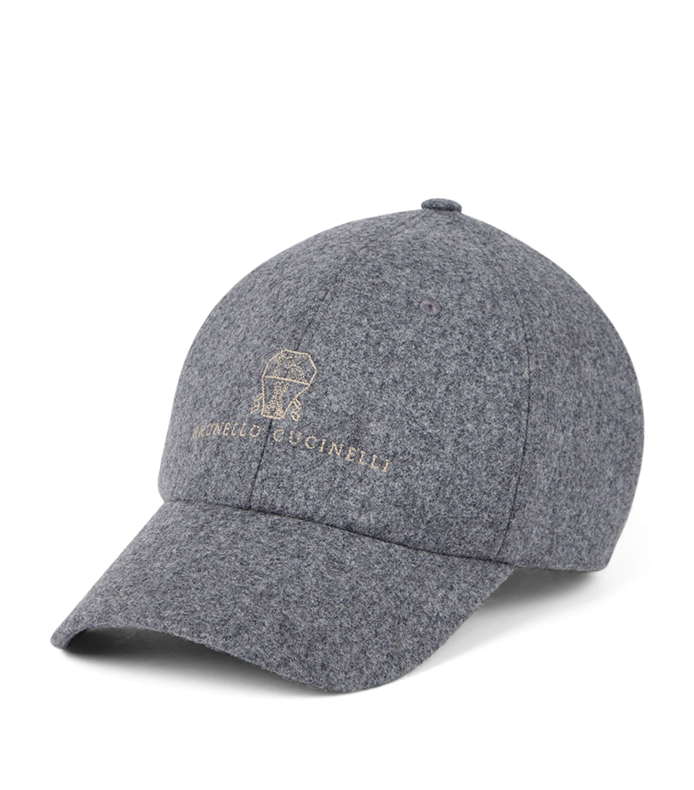 Brunello Cucinelli Virgin Wool Logo Cap Image 1