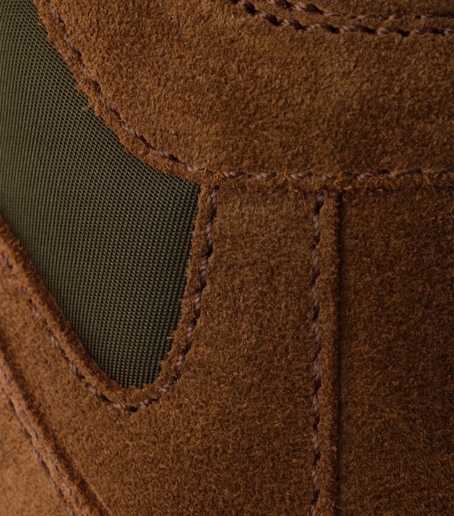 Re-Nylon and Suede Prax 2.0 Sneakers F0M36 Image 5