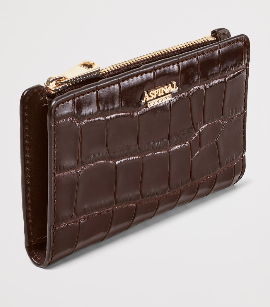 Aspinal Of London Small Leather Mayfair Purse Amazonbrown Image 2
