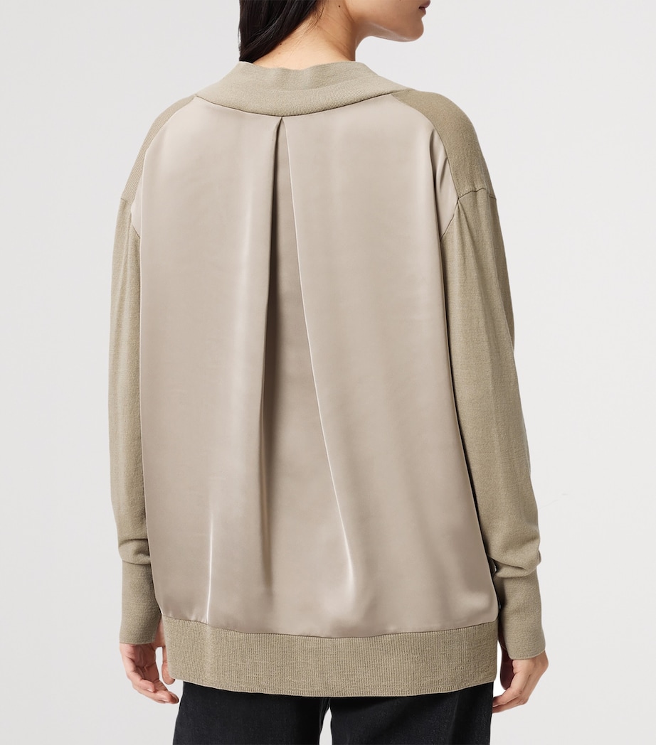 Wool Bern Sweater TAUPE GREY Image 6