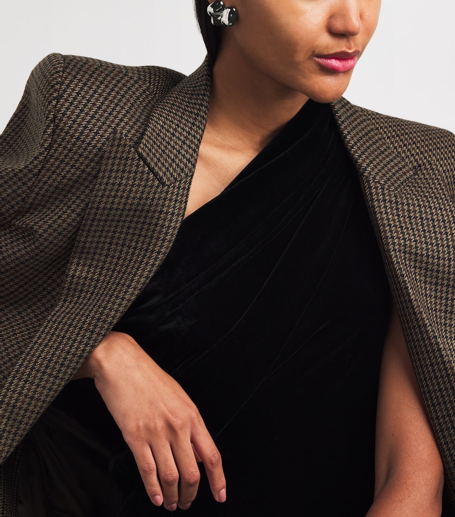 Orb Mimosa Earrings P102 PLTNM/BLK Image 5