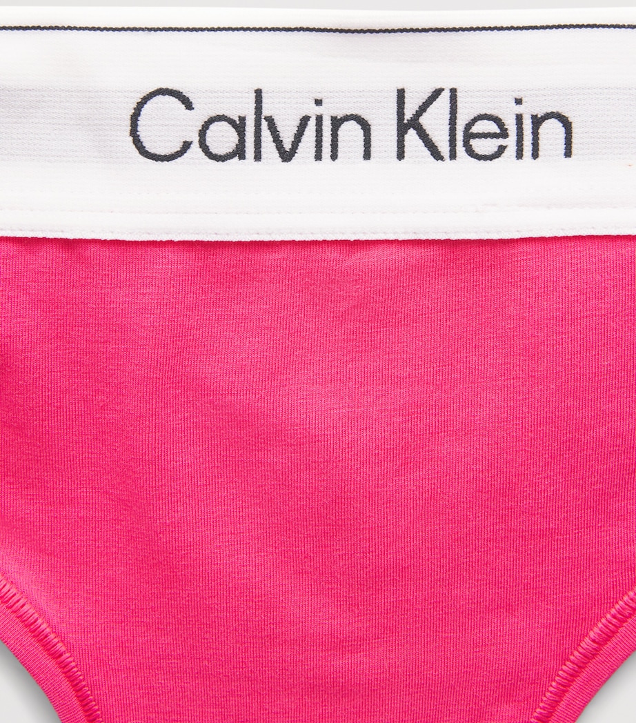 Cotton-Modal Valentines Icon Thong VIBRANT PINK Image 4
