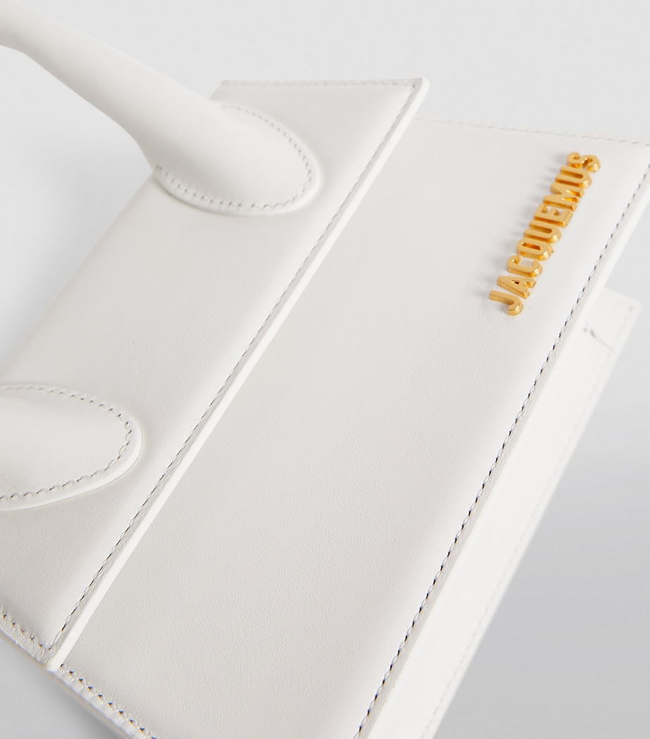 Jacquemus Medium Chiquito Top-Handle Bag White Image 9