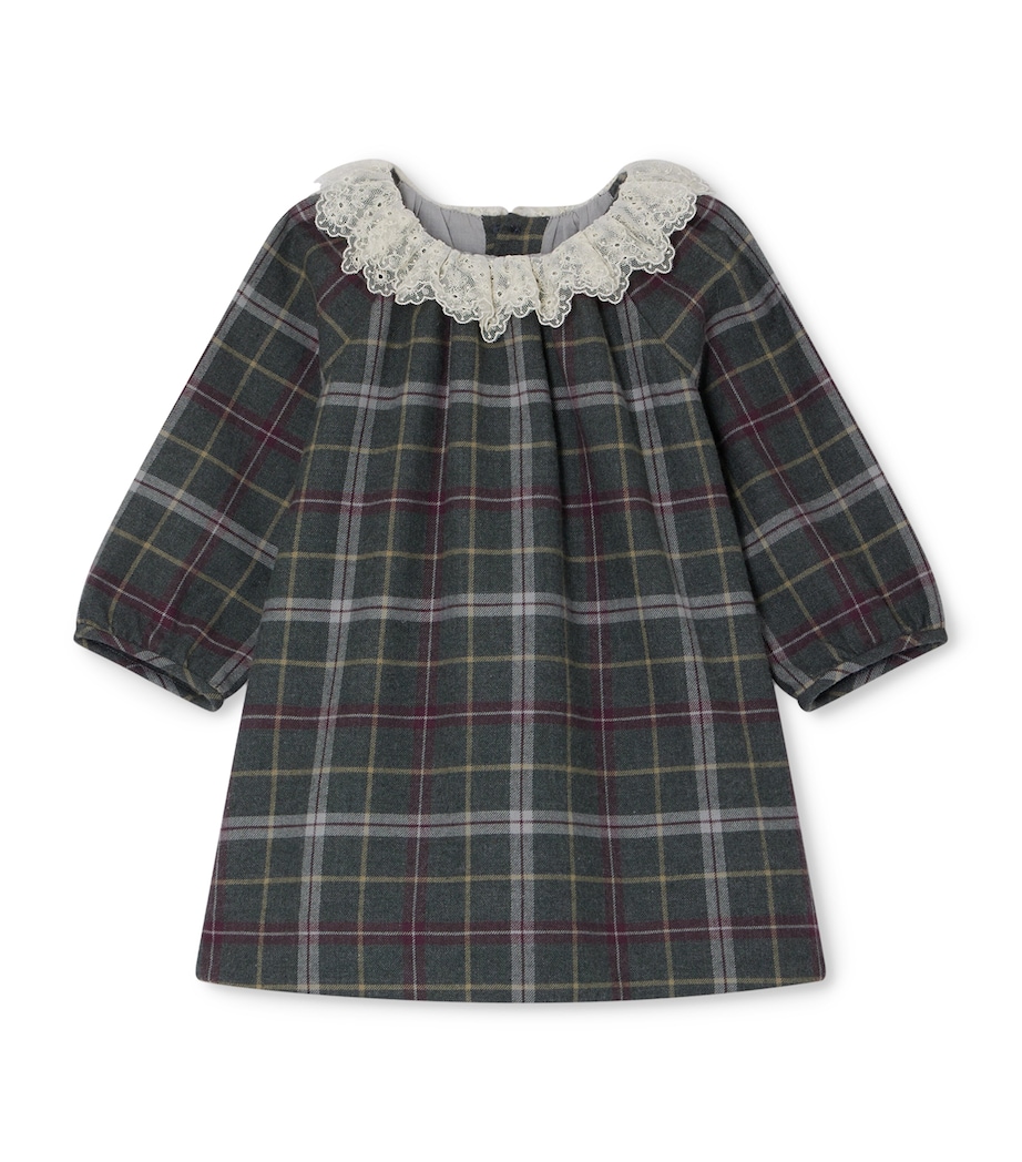 Cotton Tartan Dress (6-18 Months) CA GRIS CHINE Image 1