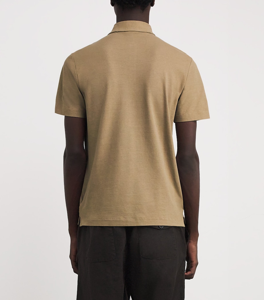 IceCotton Polo Shirt Z1904 BEIGE Image 4