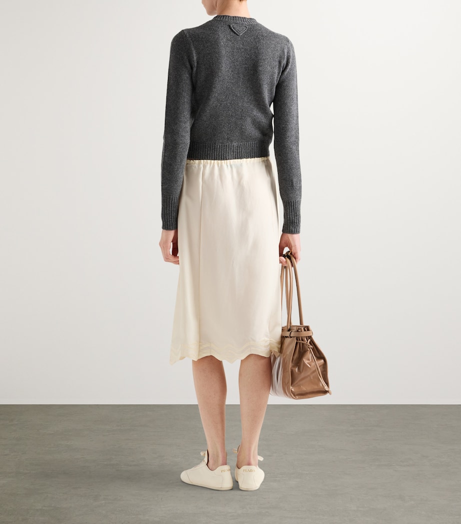 Silk Habutai Skirt F0032 Image 4