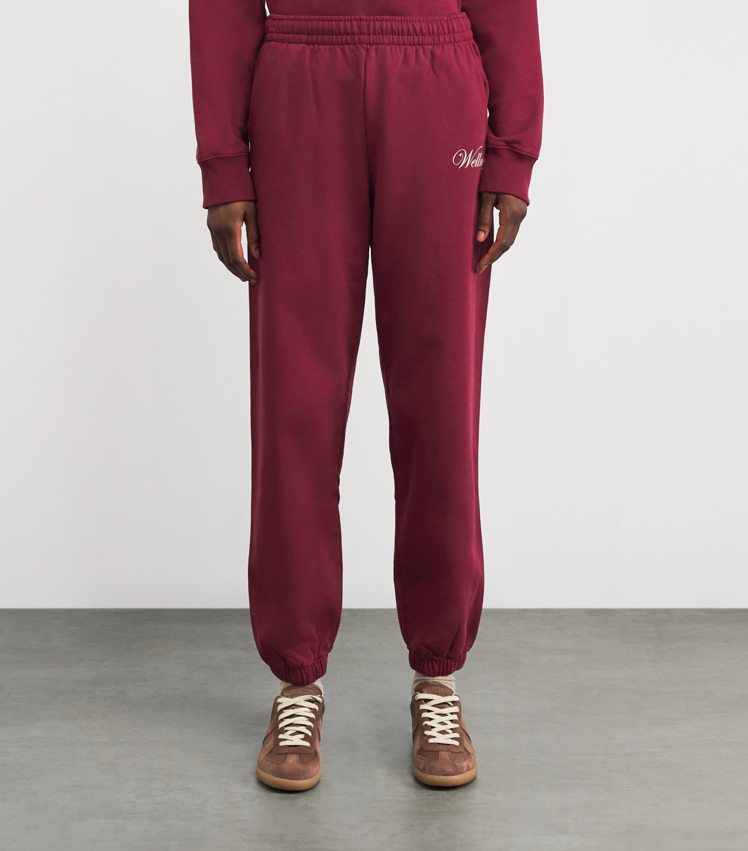 Cotton Soho Sweatpants 27 MERLOT Image 3