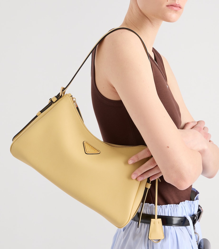Prada Medium Calf Leather Aimée Shoulder Bag Image 8