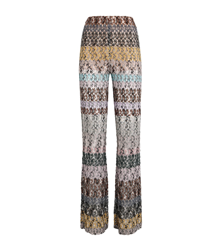Stripe Flared Trousers SM9QX MULTICOLOR Image 1