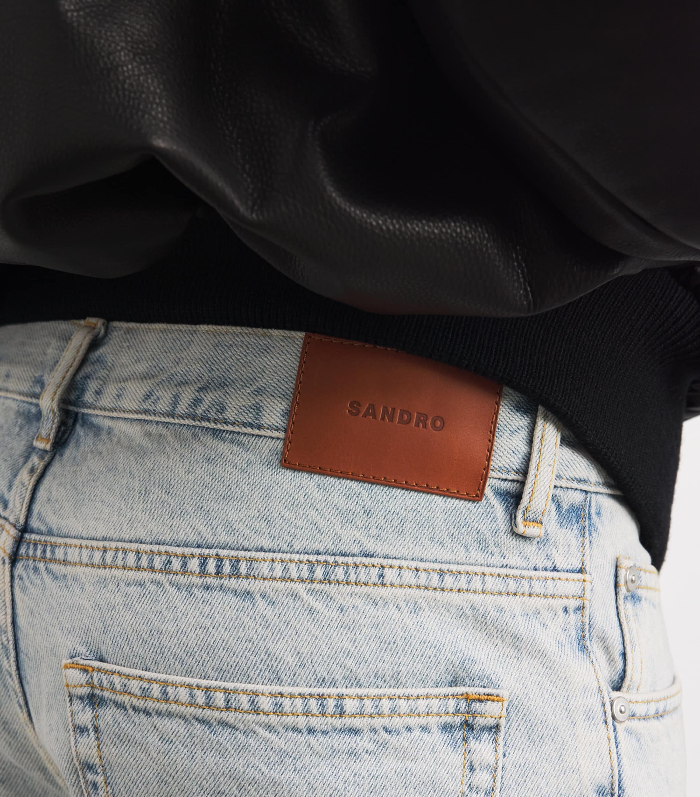 Faded Straight Jeans BLUE VINTAGE - DENIM Image 6