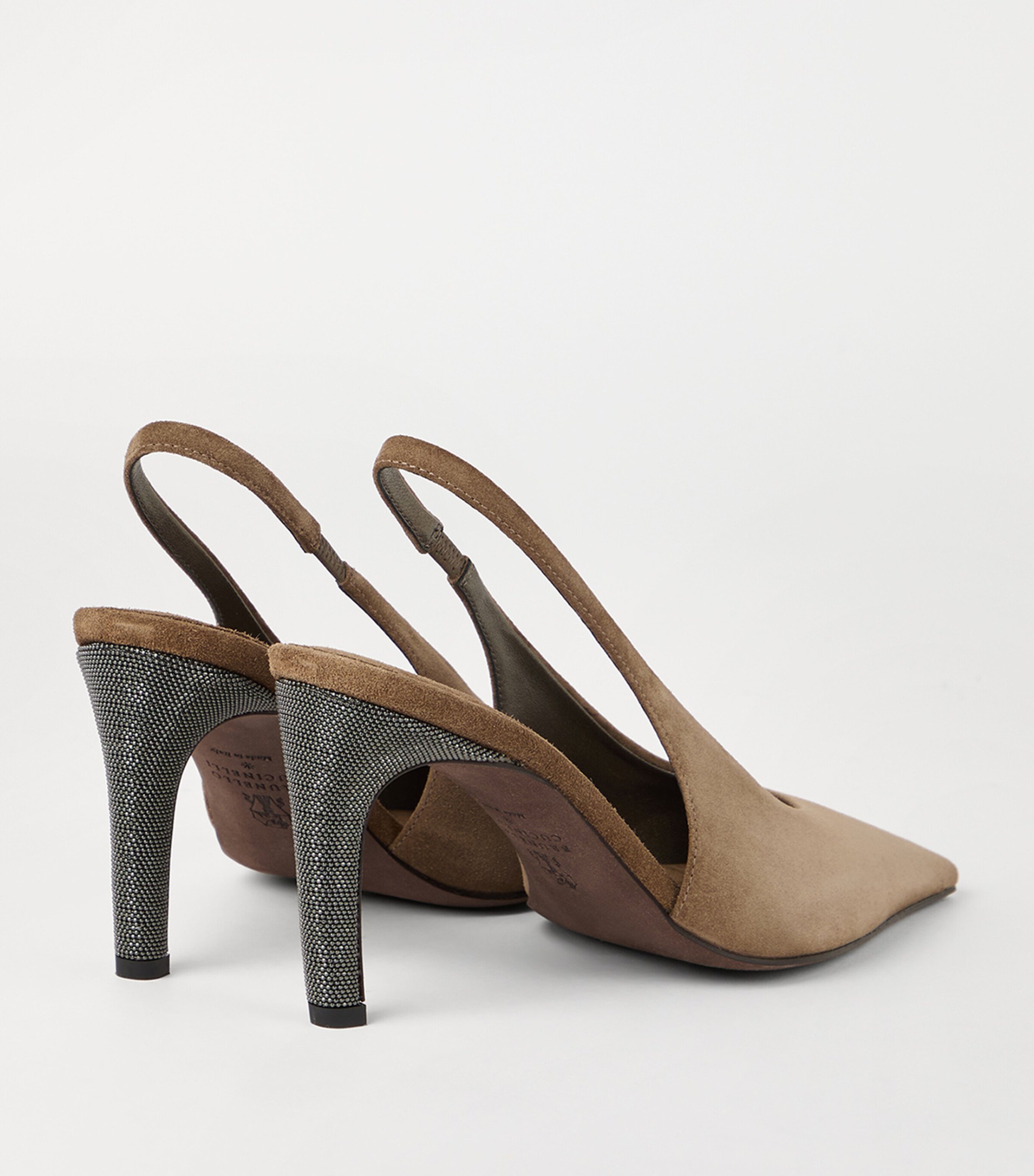 Suede City Slingback Heels 80 C7495 Image 4