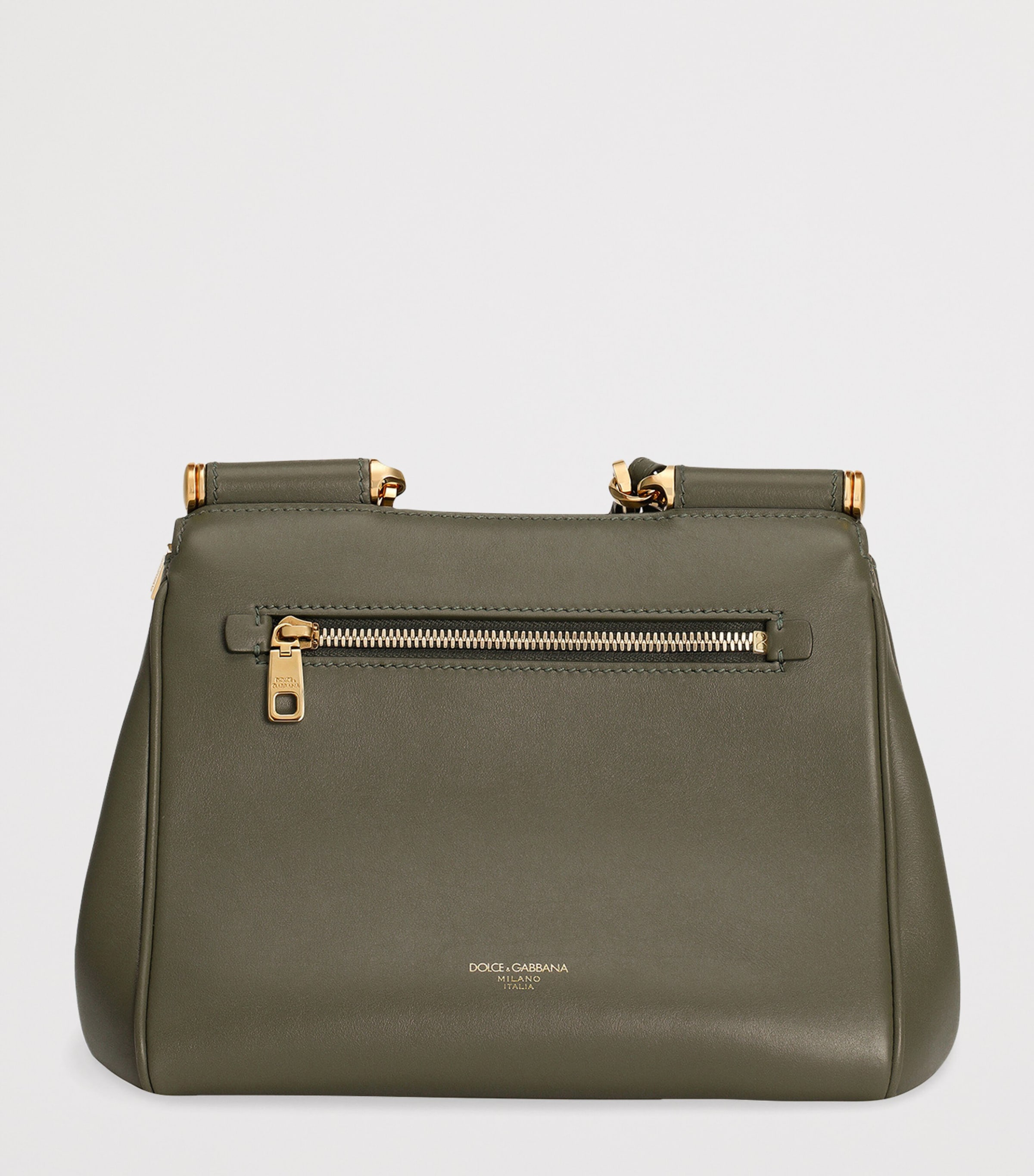 Leather My Sicily Top-Handle Bag 80560-DARK GREE Image 6