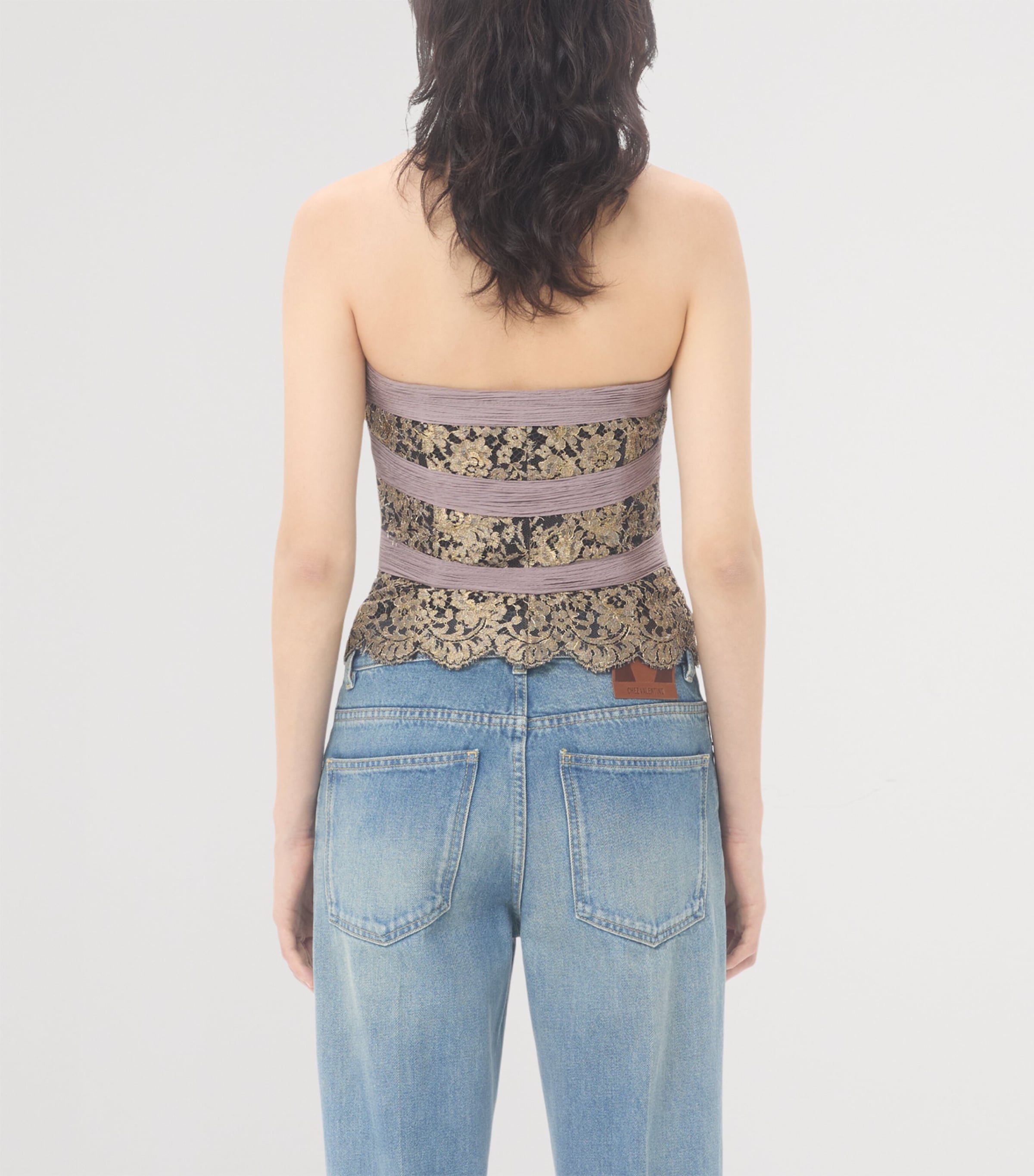 Silk Bow Corset Top CC2 Image 4