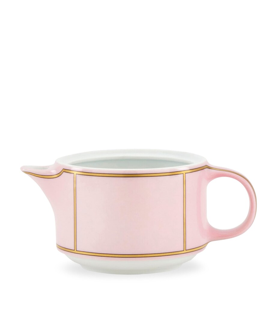 GINORI 1735 Porcelain Colonna Diva Rosa Milk Jug (300ml) Image 2