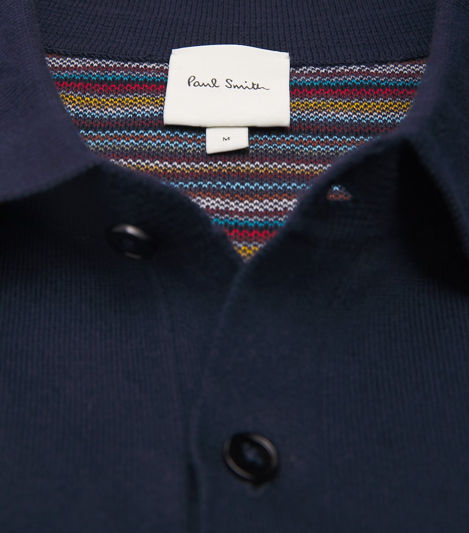 Paul Smith Mens Cotton Artist Stripe Polo Shirt Image 6