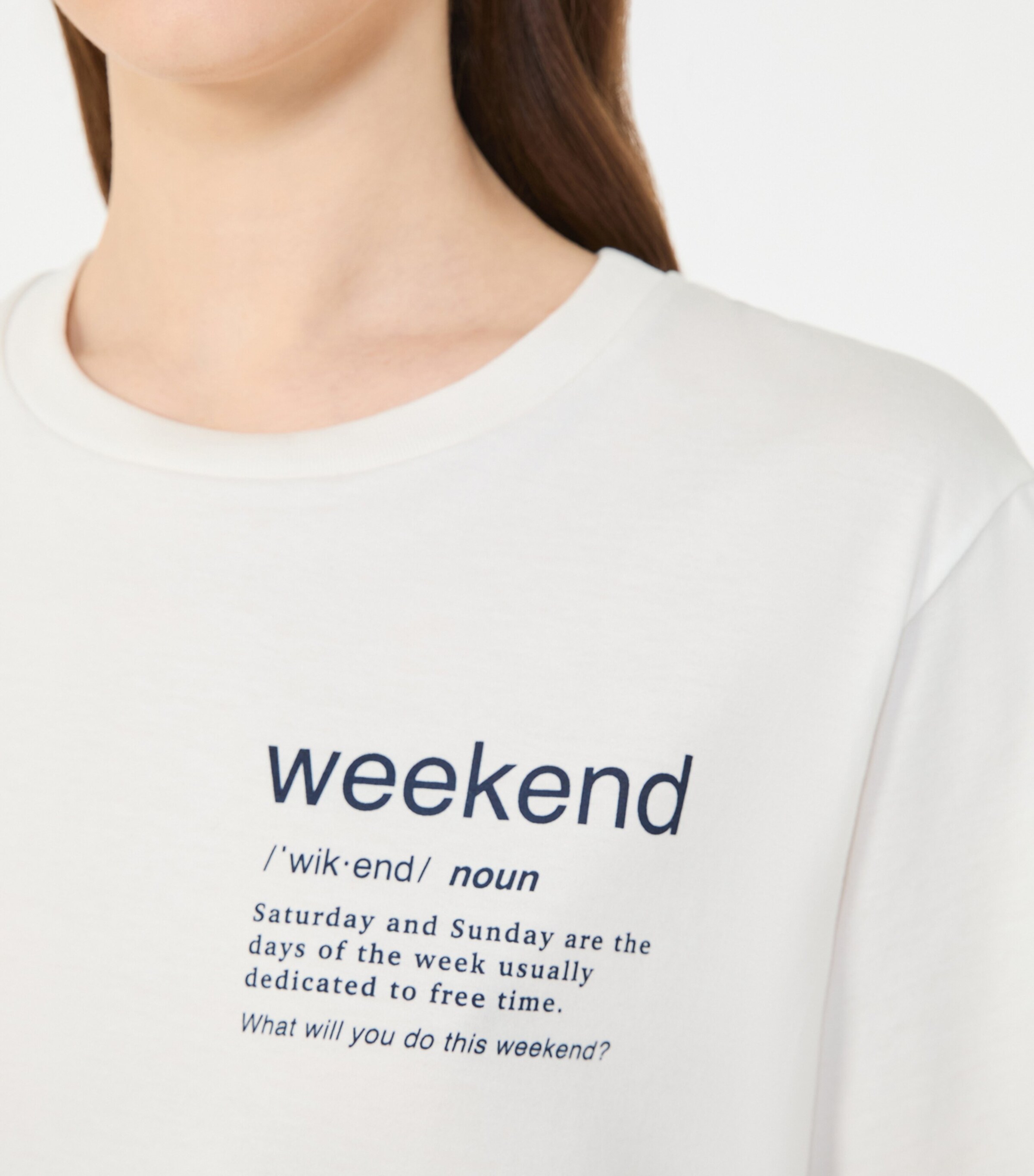 Weekend Max Mara Womens Cotton Logo T-Shirt White Image 6