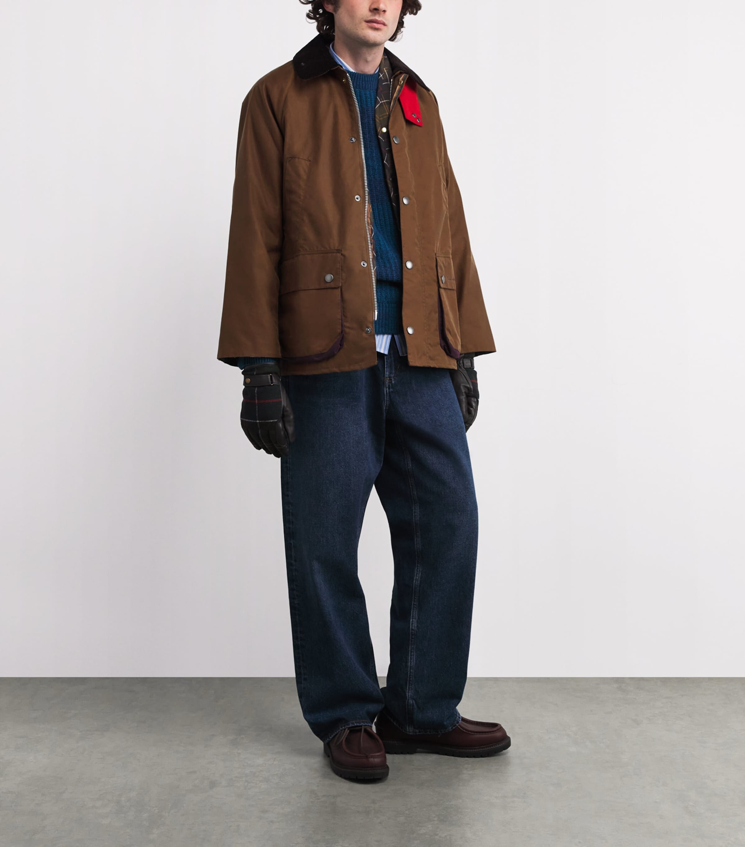 Barbour Beige x Paul Smith Waxed Oversized Bedale Jacket | Harrods US