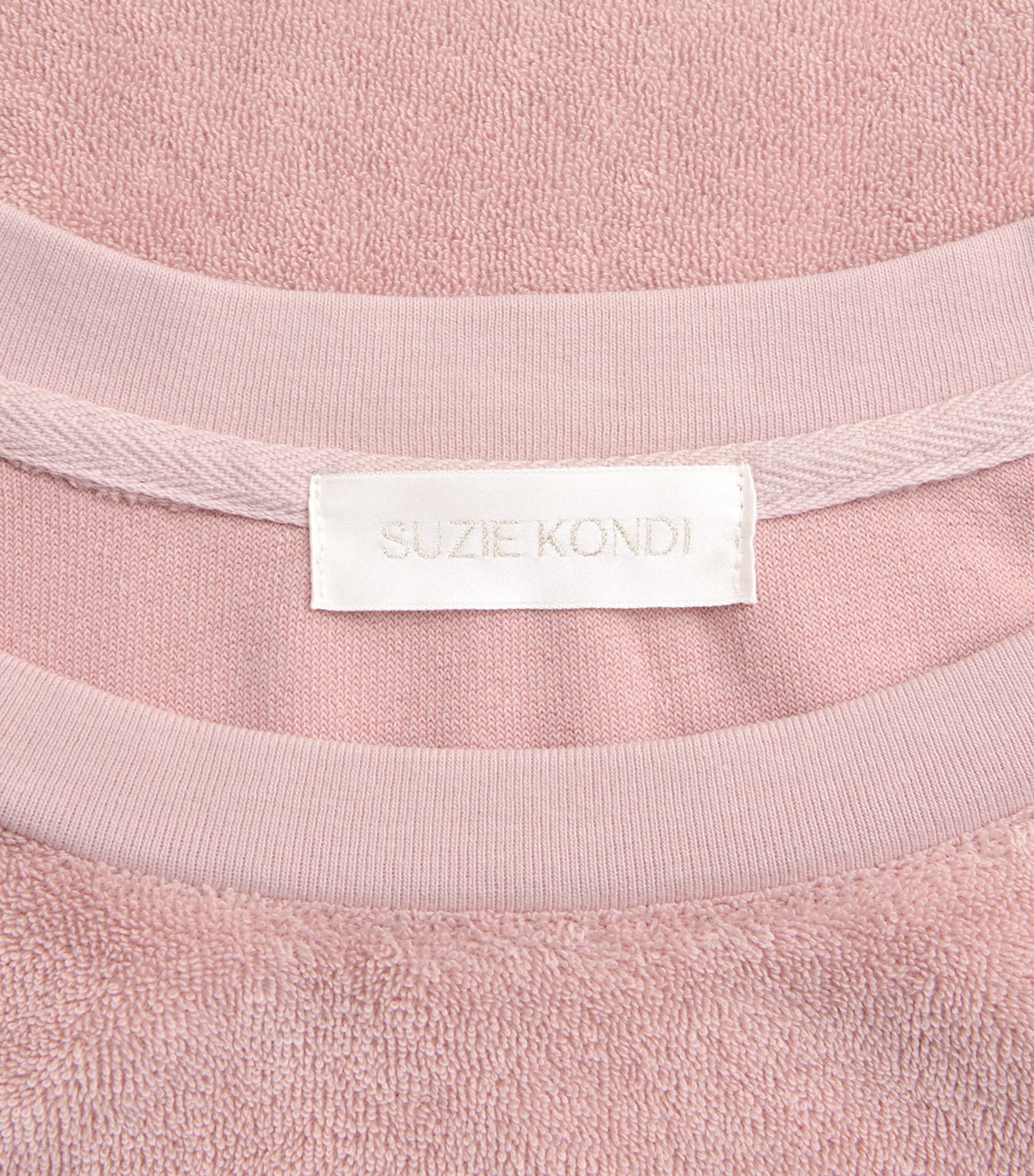 Suzie Kondi Womens Cotton-Blend Samos Sweatshirt Blush Image 6
