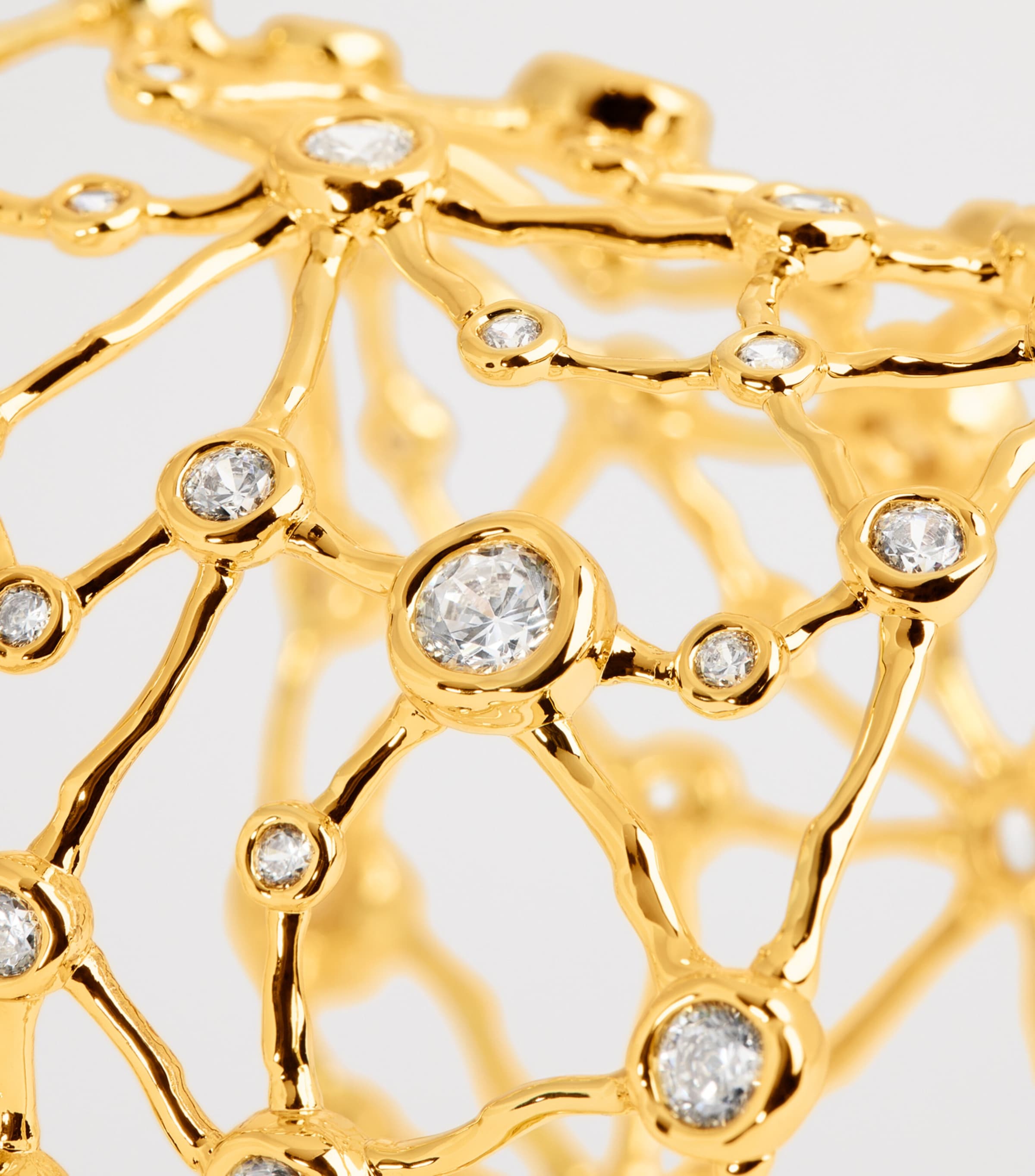 Gold-Plated Asterales Celestial Cuff Bracelet GOLD Image 5