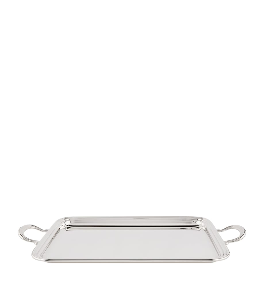 Silver-Plated English Tray With Handles (41cm x 30cm) SILVER Image 2
