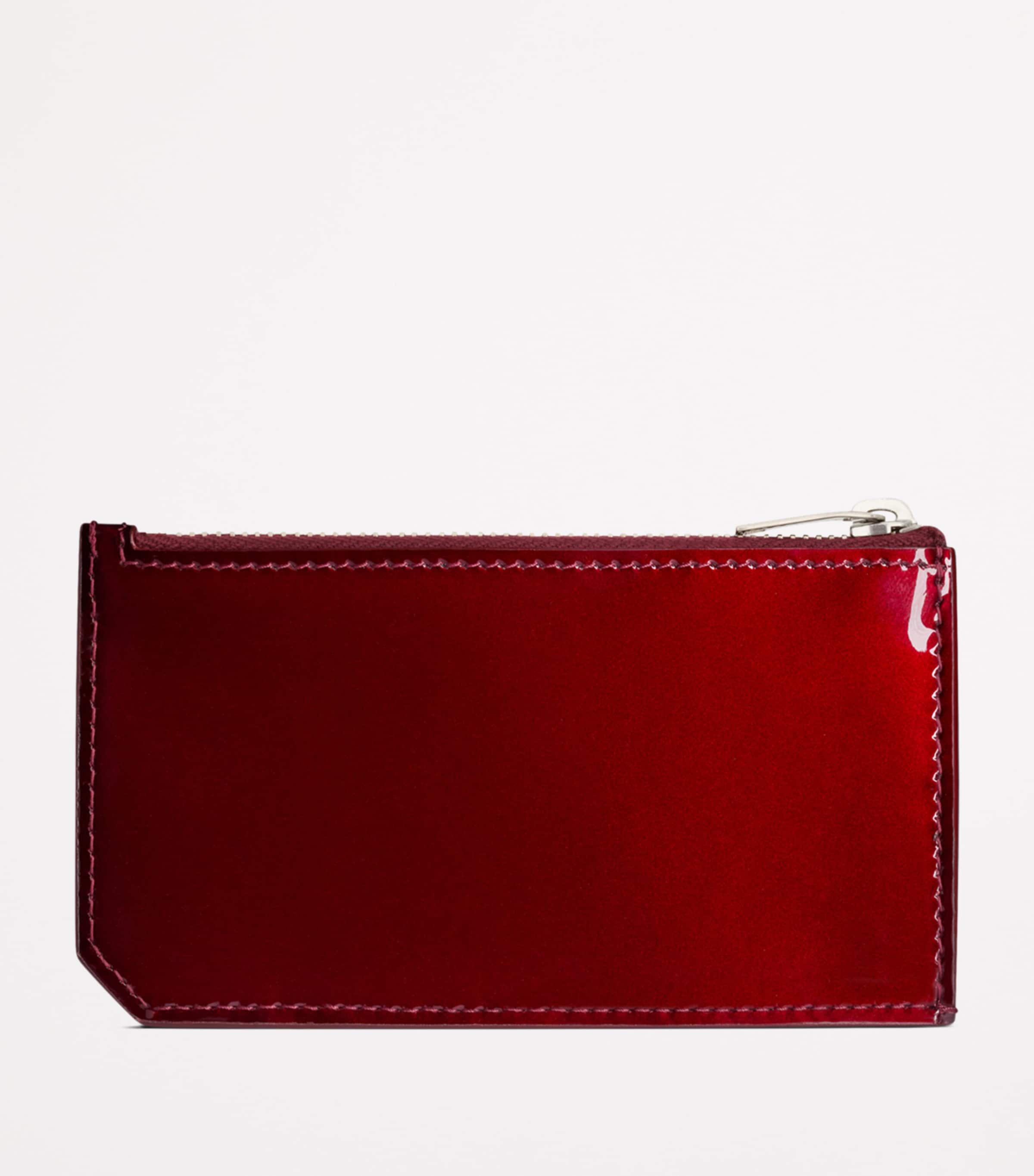 Patent Leather Zipped Coin and Card Holder 6947 Image 2