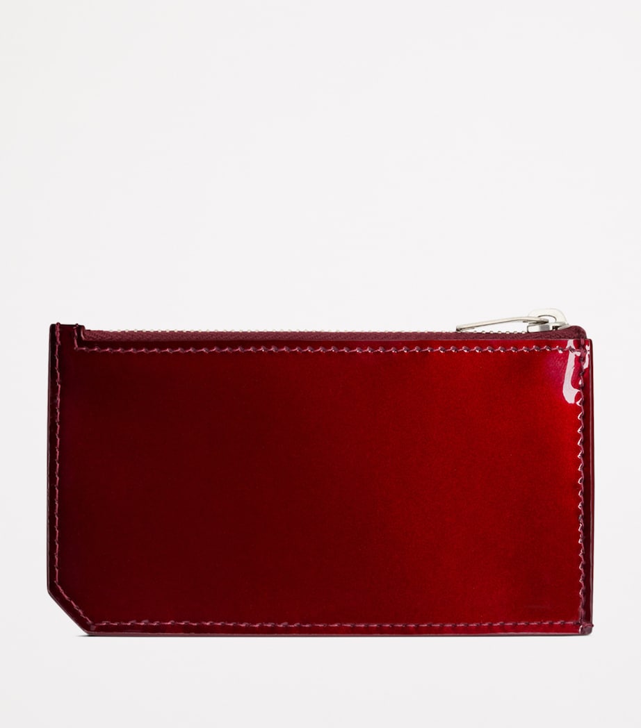 Patent Leather Zipped Coin and Card Holder 6947 Image 2