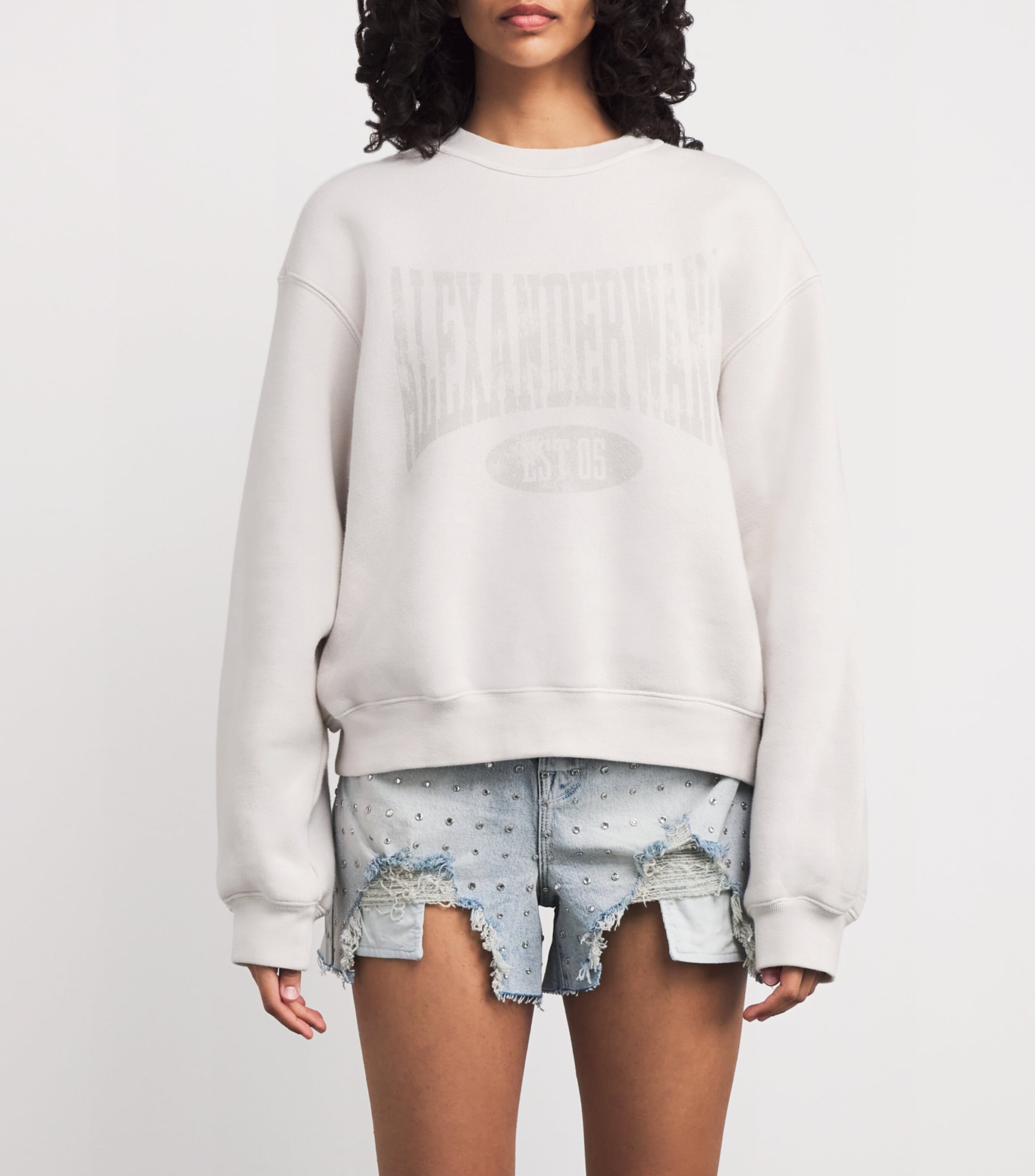Alexander Wang Graphic Logo Sweatshirt | Harrods UK Alexander Wang Graphic Logo Sweatshirt | Harrods UK