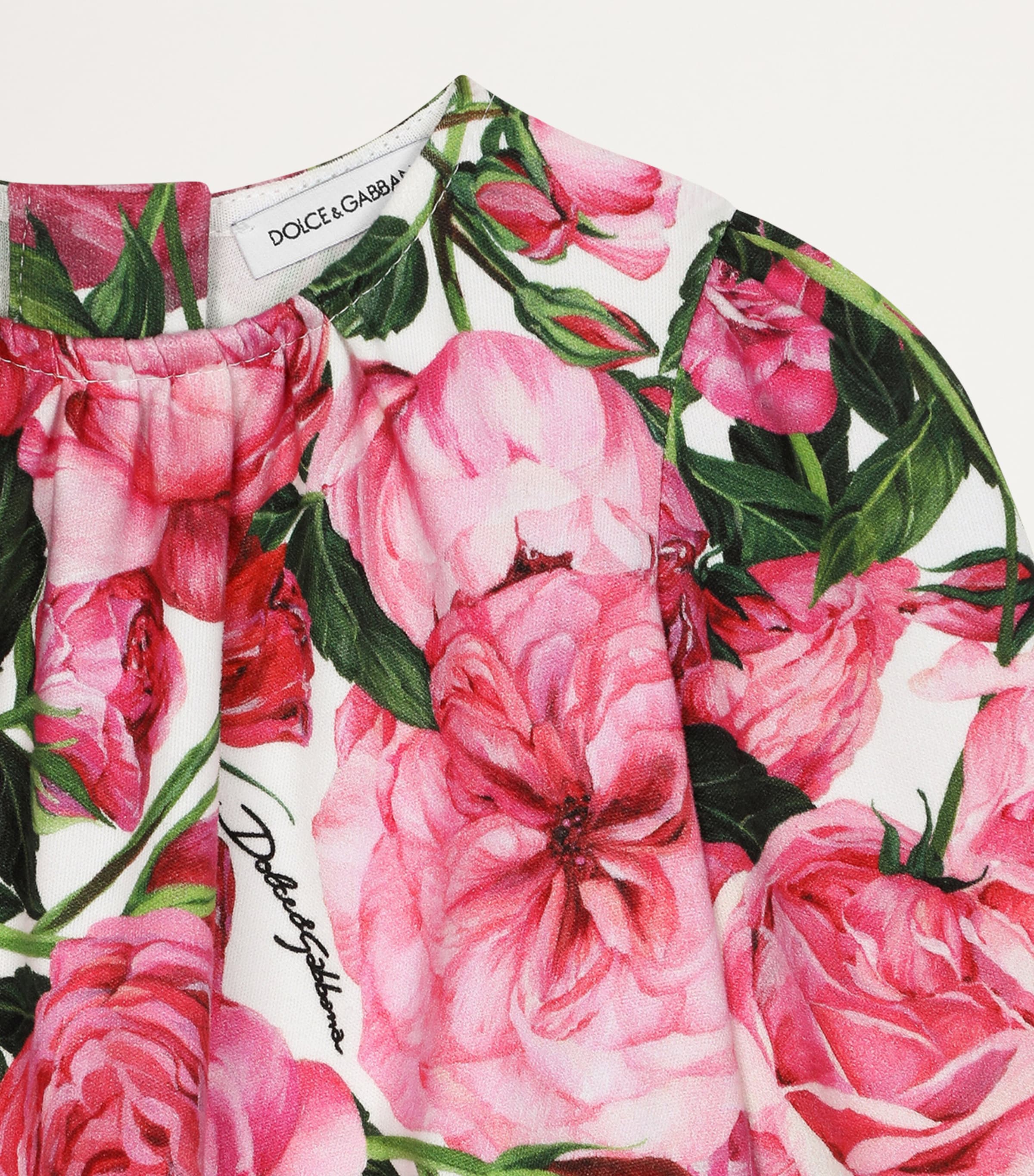 Cotton Floral Dress and Bloomers Set (3-30 Months) HW412-ROSE Image 3