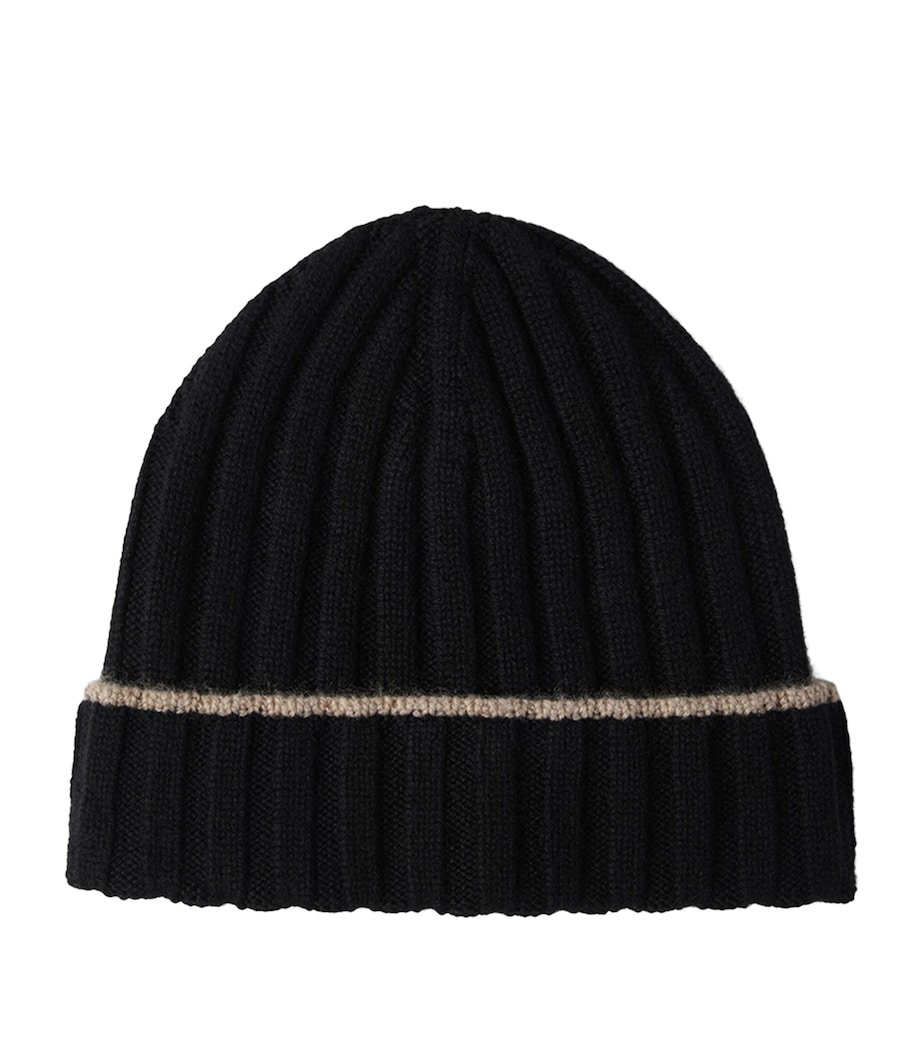 Brunello Cucinelli Cashmere Ribbed Beanie Image 1