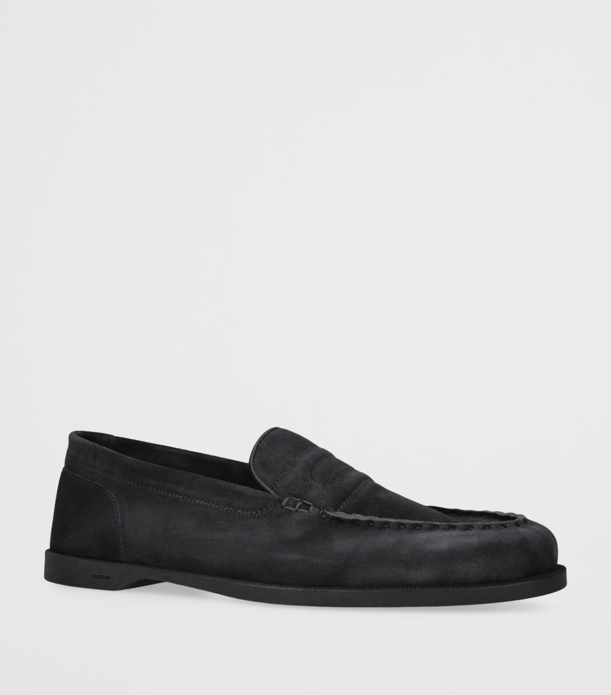 Suede Pace Loafers NAVY Image 3