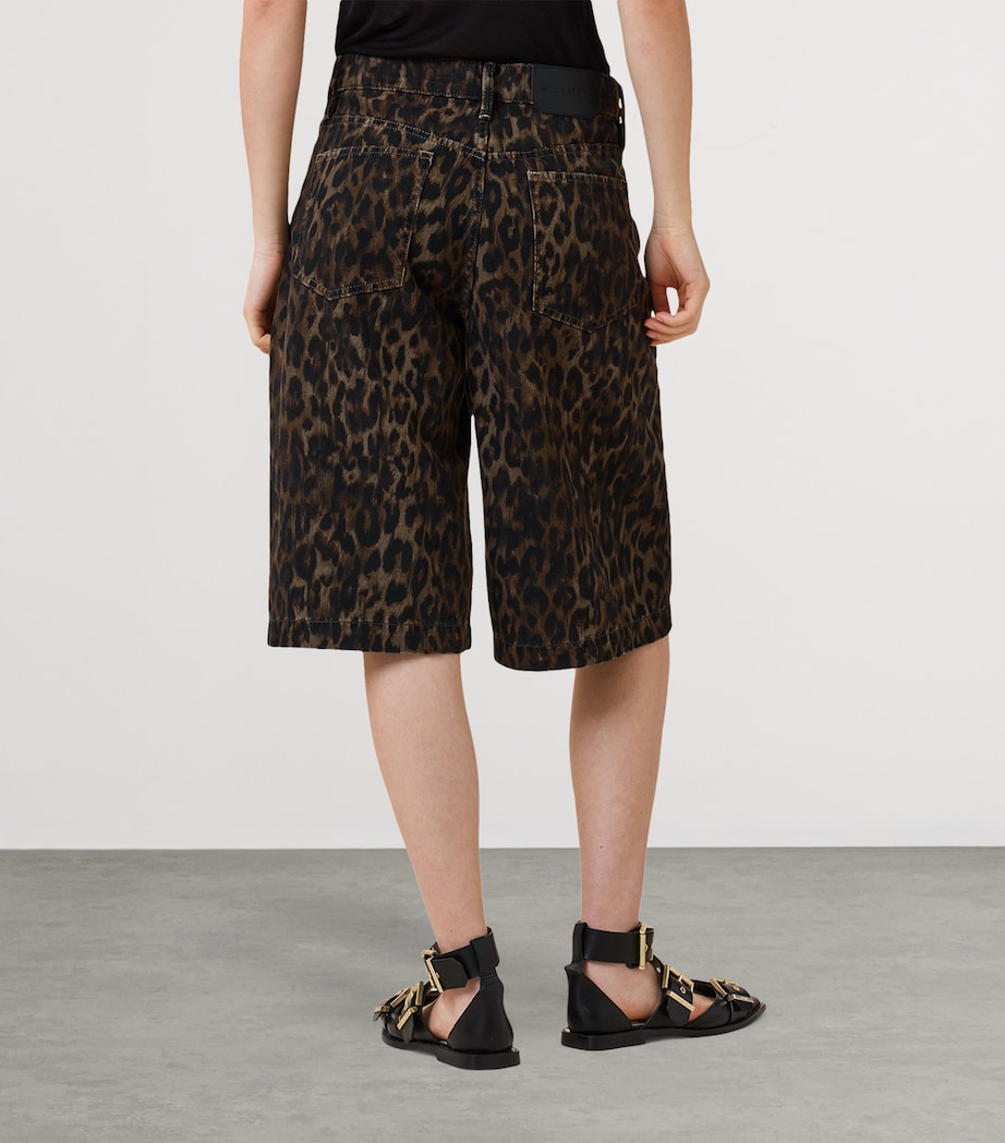 Leopard Print Louie Shorts LEPPO BROWN Image 6