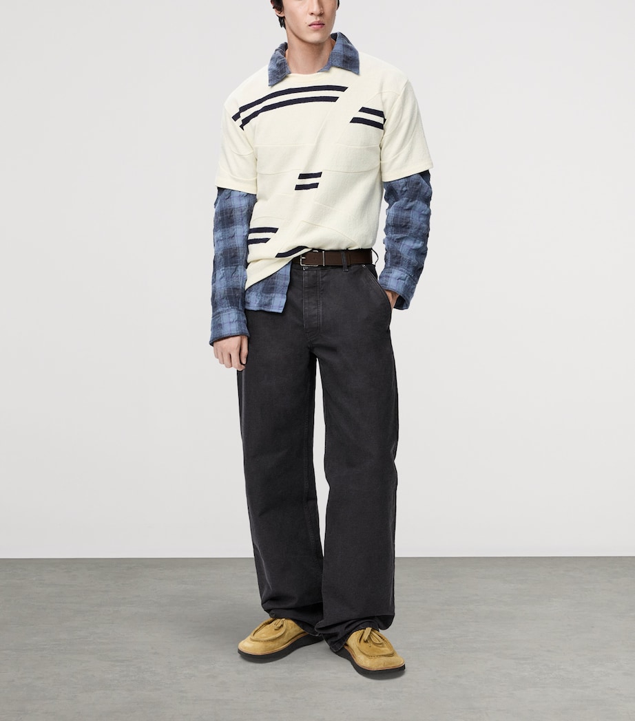 Cotton Twill Straight Trousers ANTHRACITE Image 2