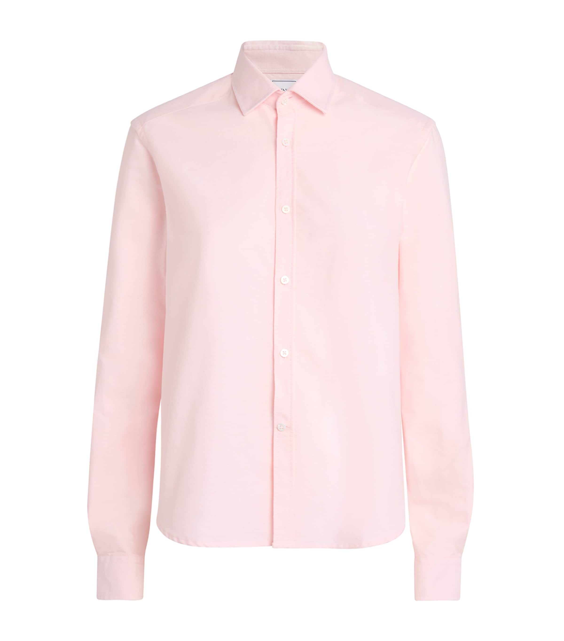 With Nothing Underneath Organic Cotton The Classic Oxford Shirt In Pink