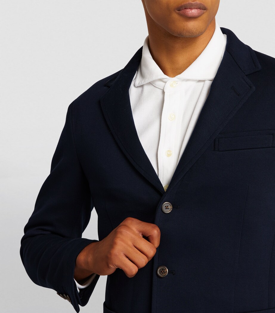 Double-Knit Blazer AVIATR NVY Image 7