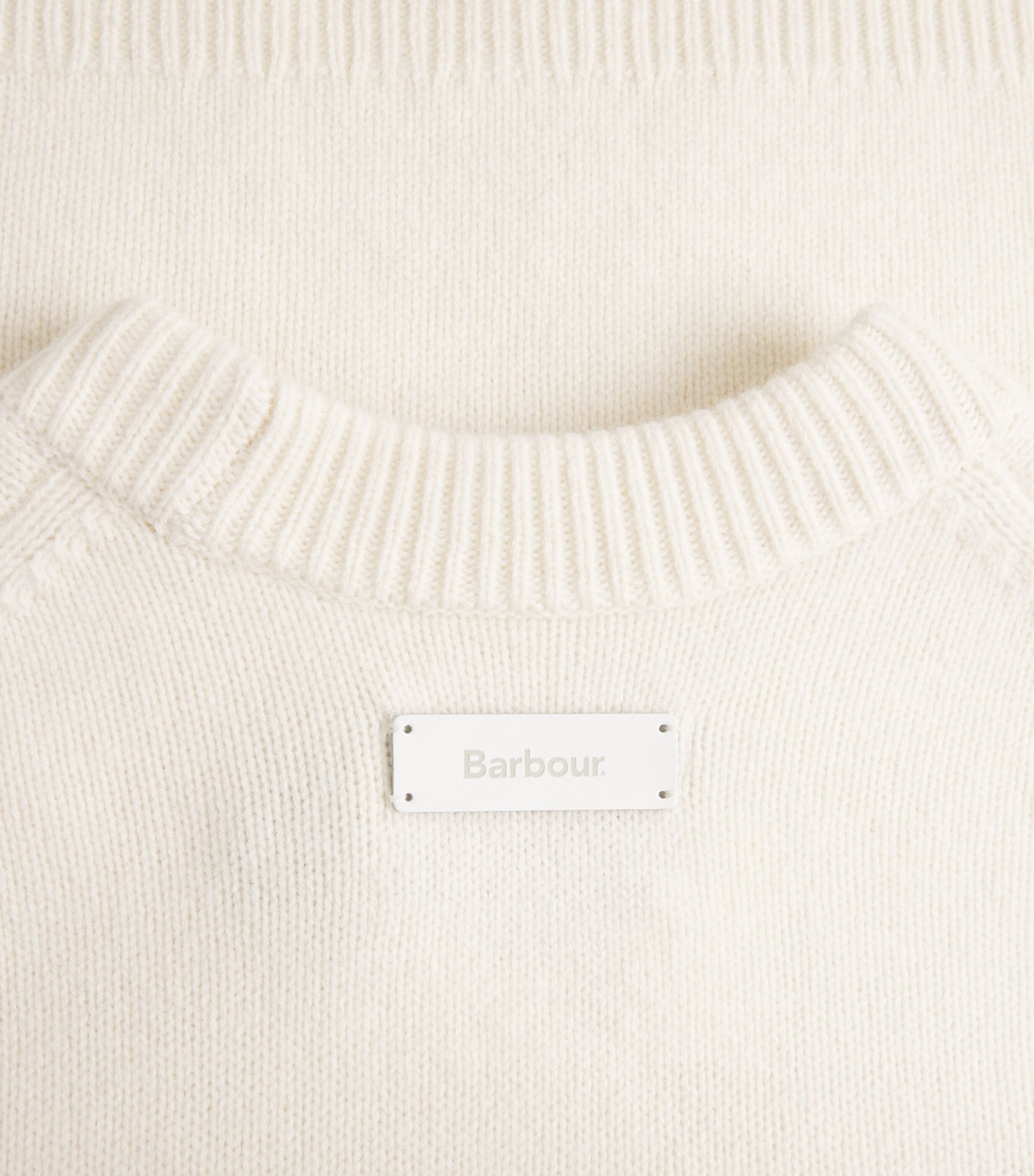 Barbour Womens Wool Ivybridge Sweater Ecru Image 6