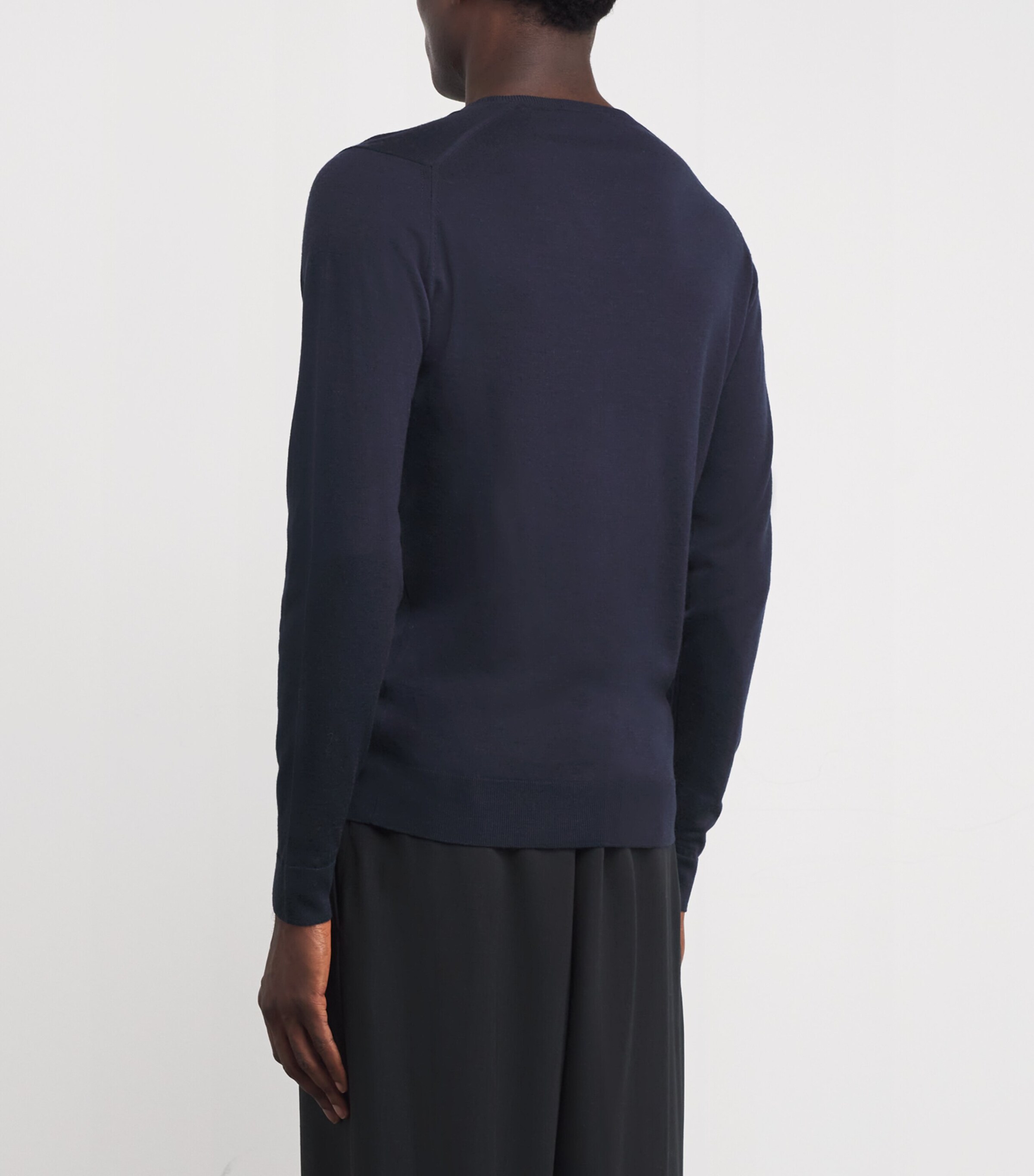 Merino Wool Blenheim Sweater MIDNIGHT Image 4