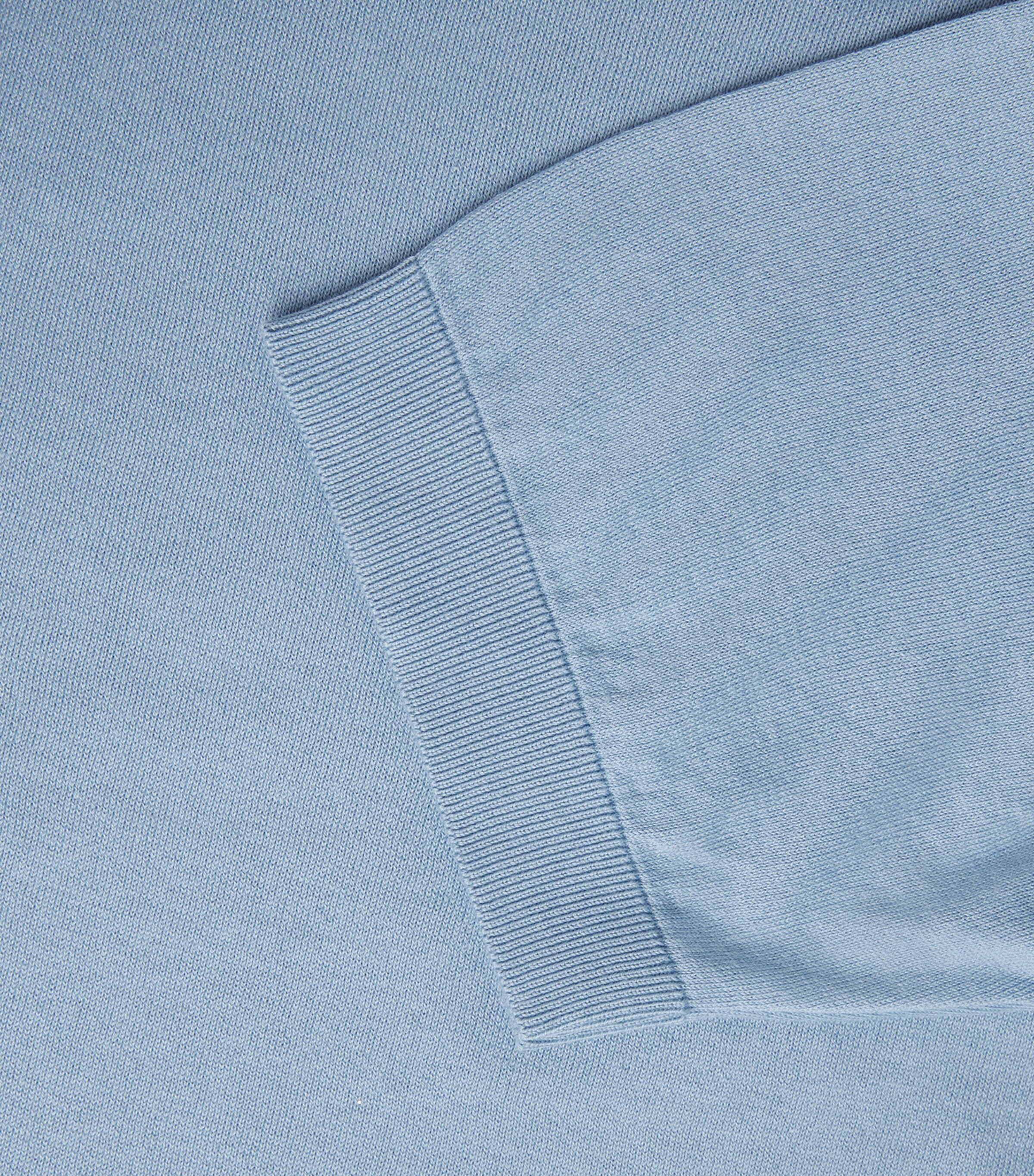 John Smedley Mens Merino Wool T-Shirt Cove Blue Image 6