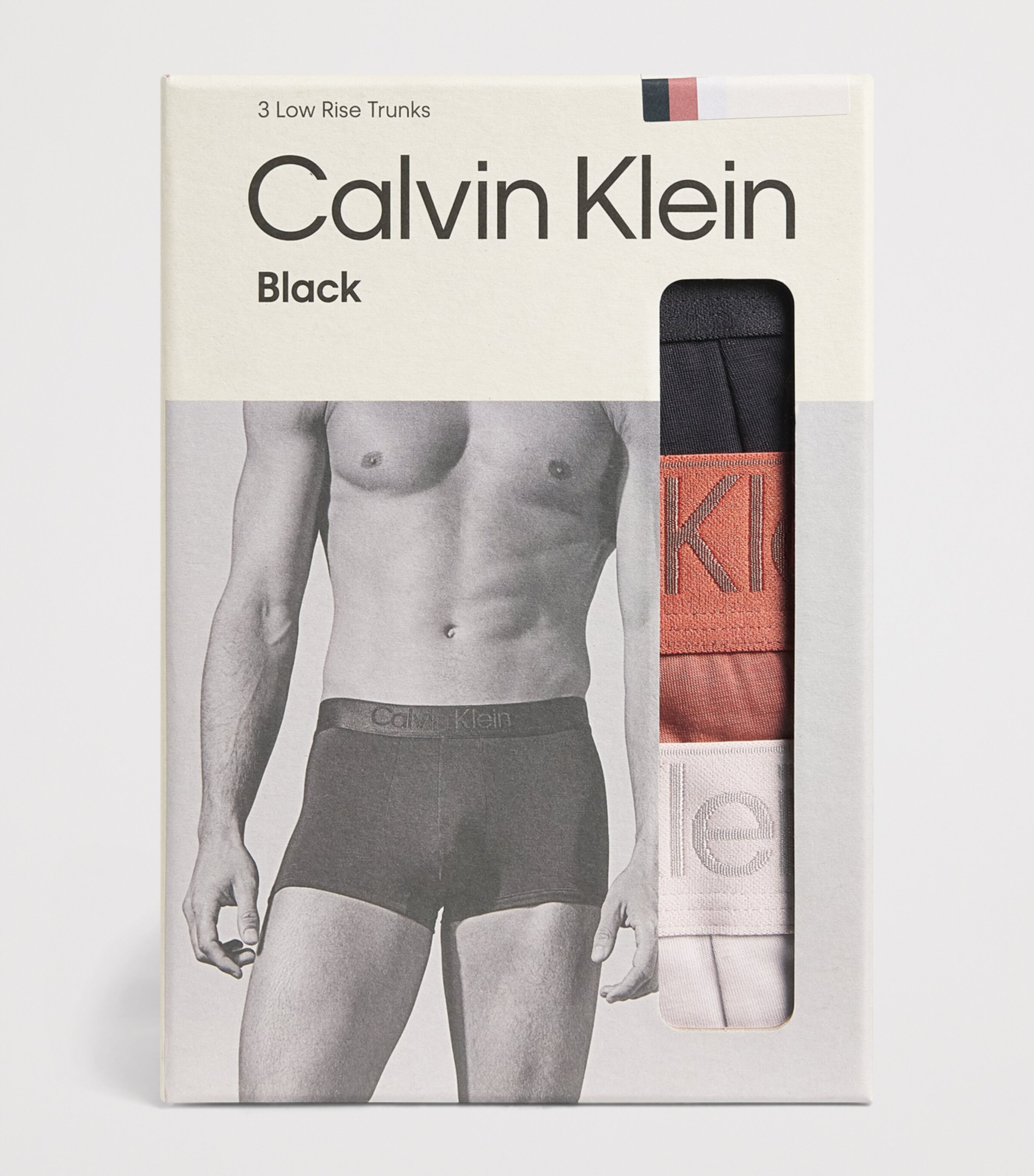 Calvin Klein Mens CK Black Low Rise Trunks (Pack of 3) Uyq Multi Image 4