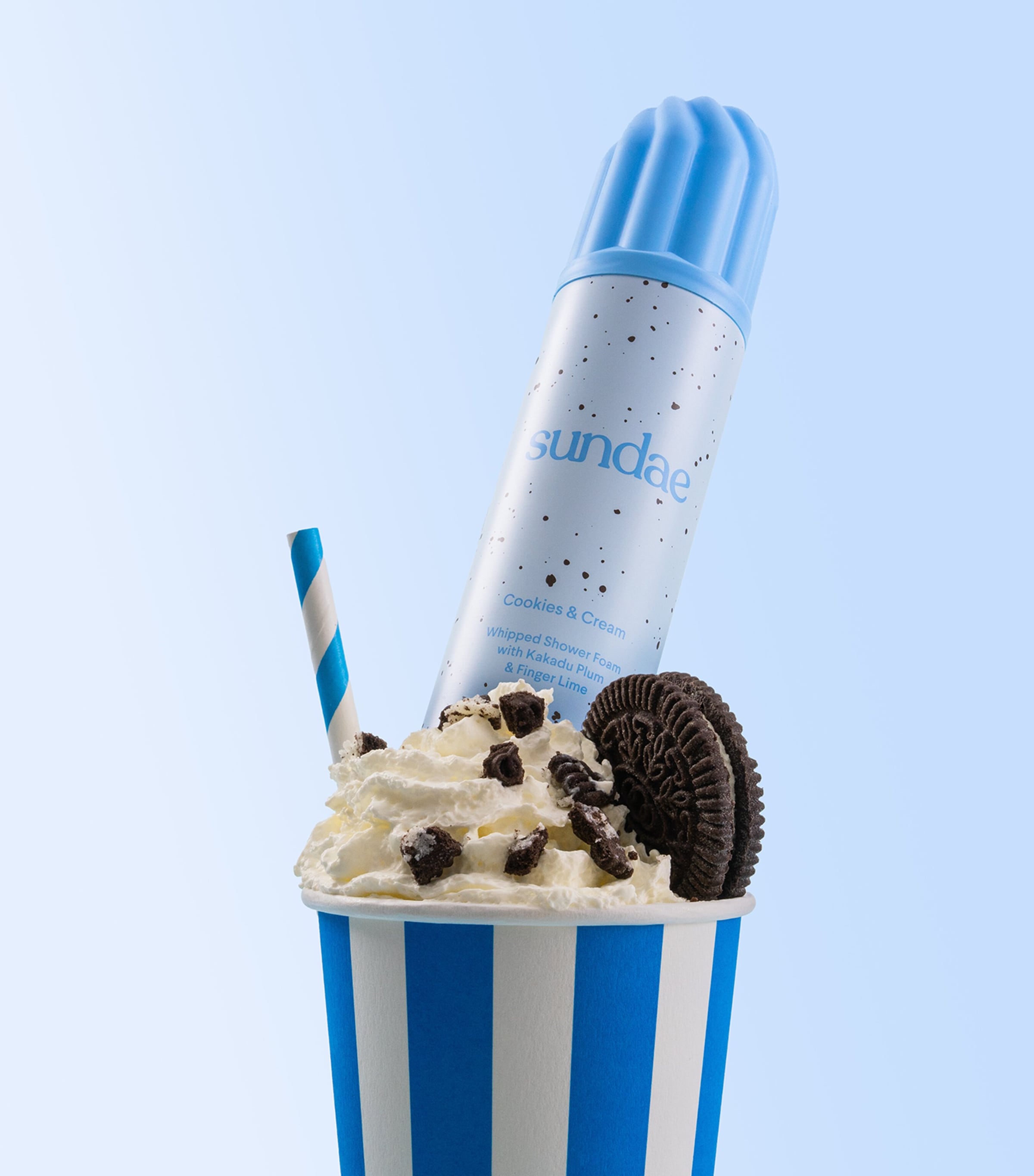 Sundae Body Cookies & Cream Whipped Shower Foam (265ml) Image 5