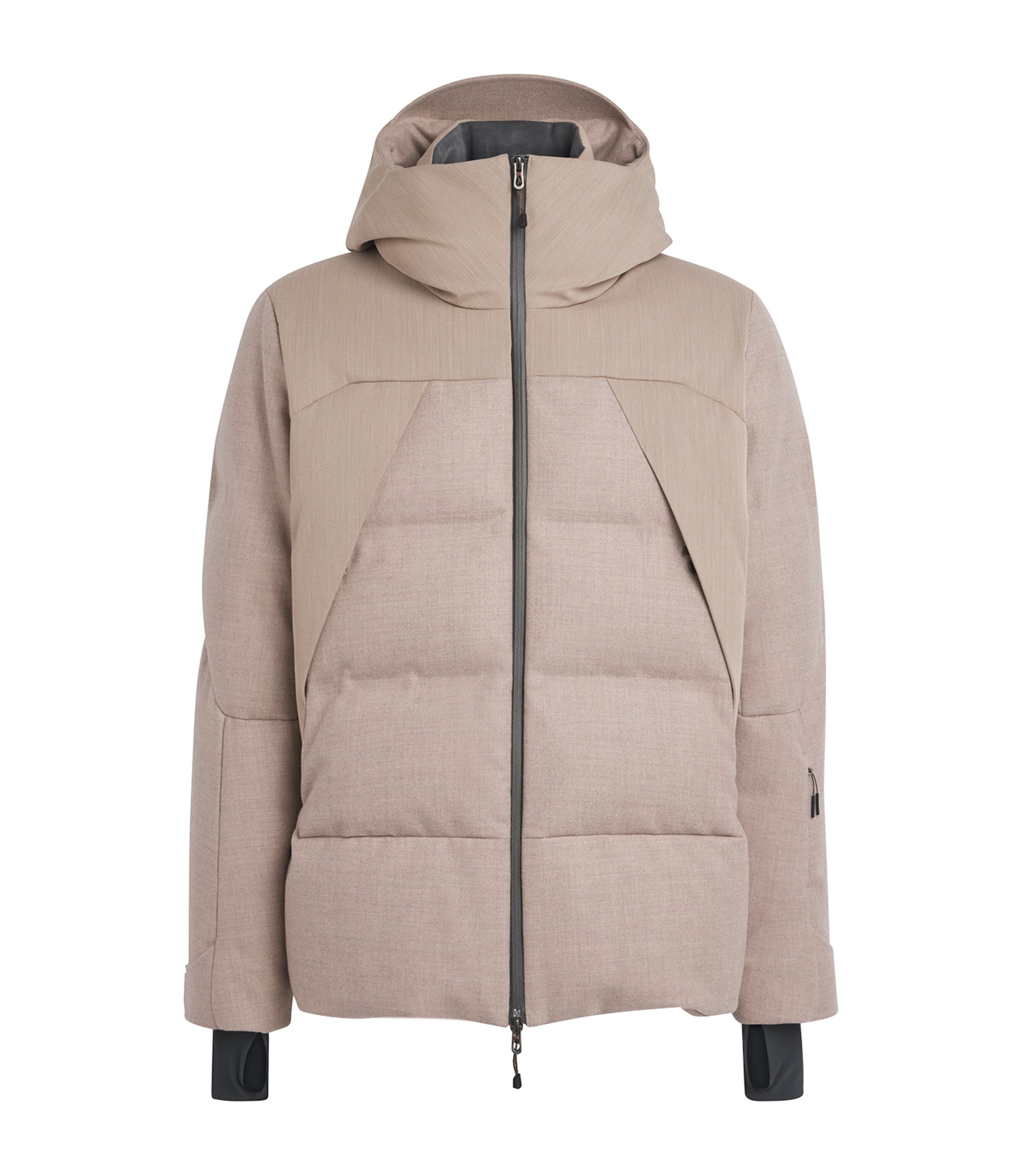 Sease Stretch-wool Nordend Down Ski Jacket In Neutral