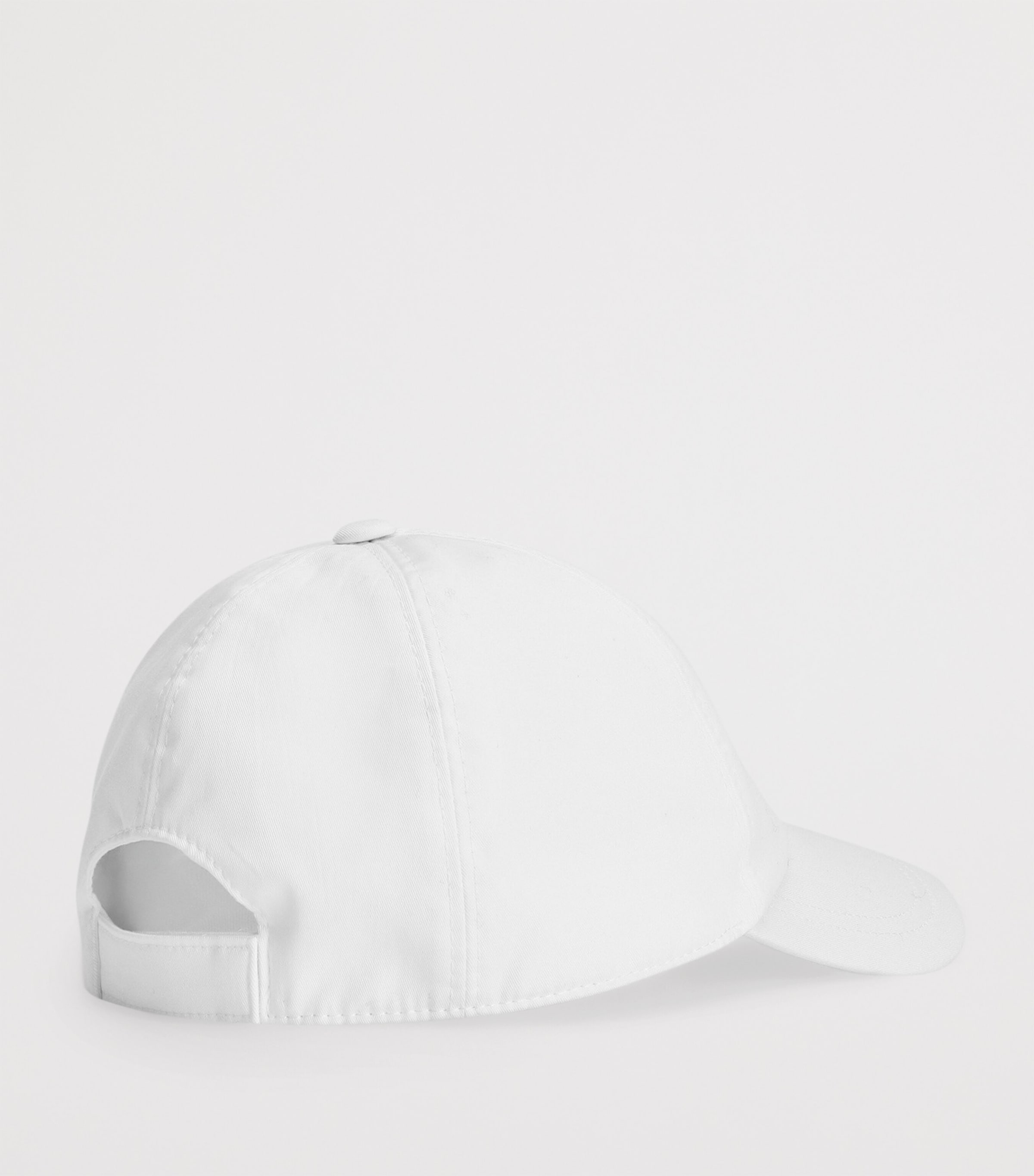 Cotton Logo Baseball Cap W0800-OPTICAL WHITE Image 2