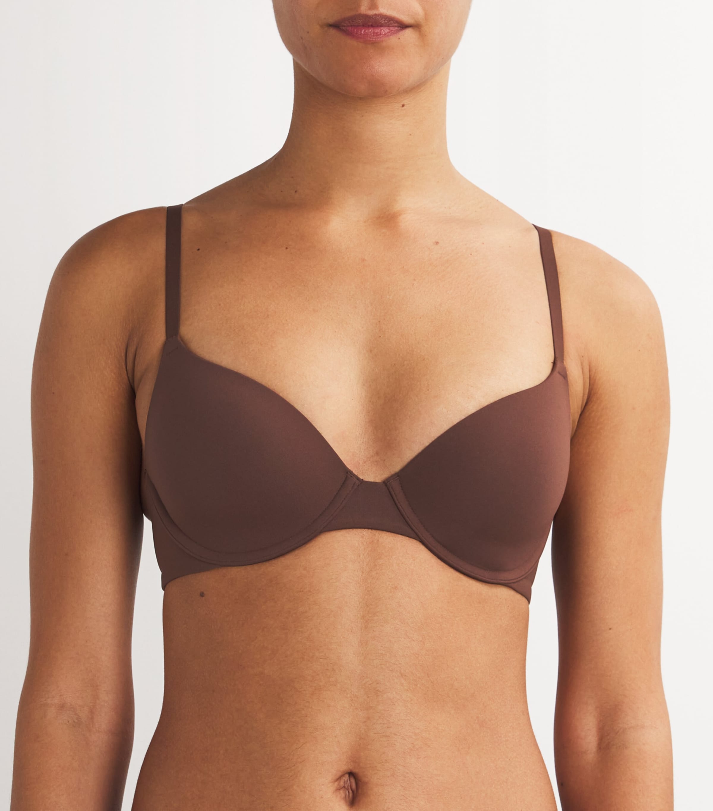 Fits Everybody T-Shirt Bra COCOA Image 2