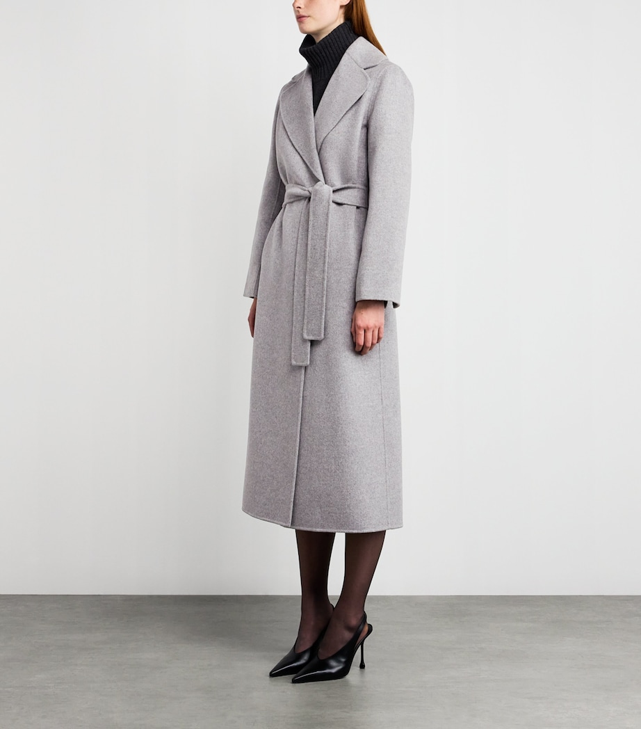 Virgin Wool-Cashmere Coat LIGHT GREY Image 3