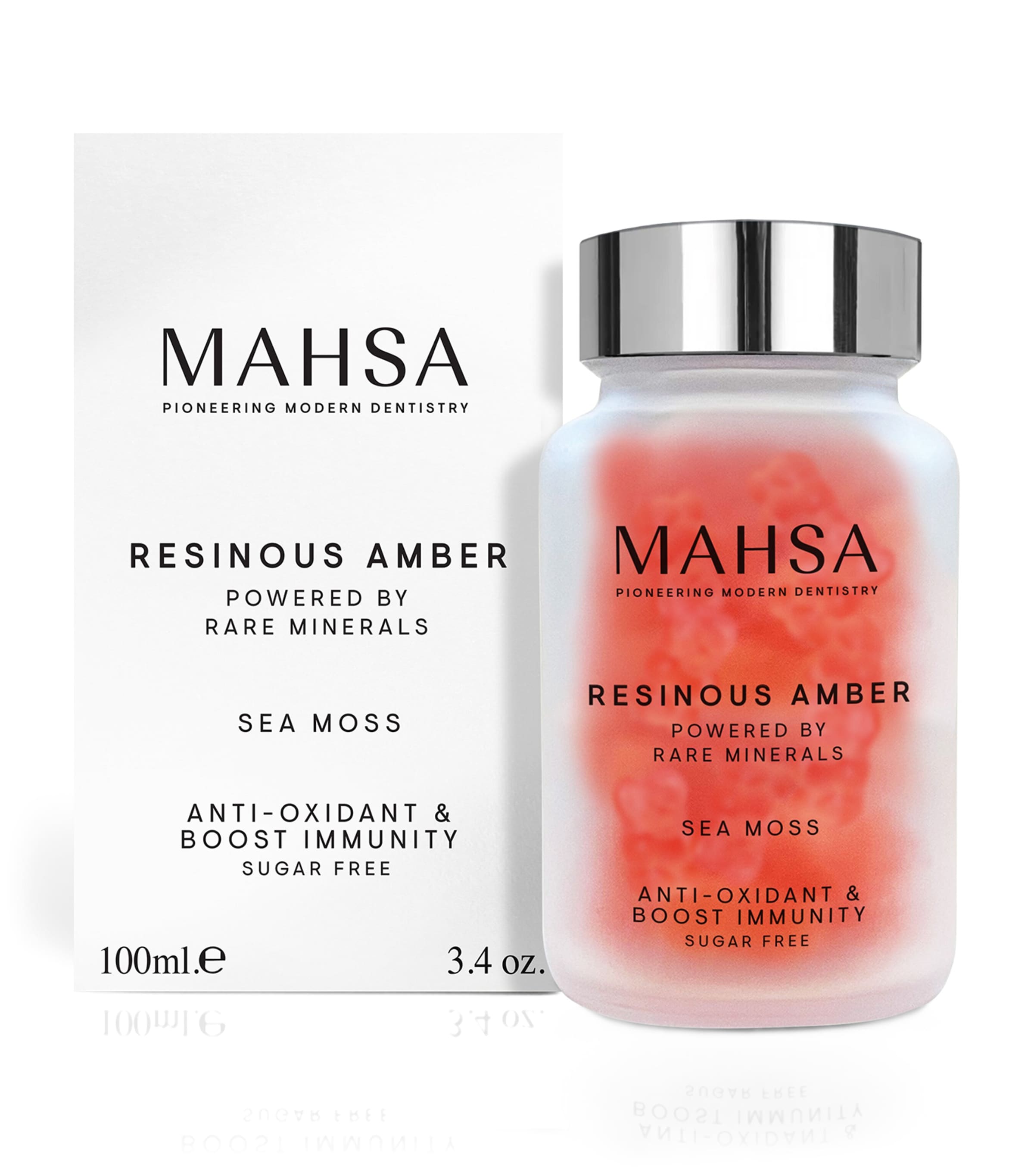 Masha Resinous Amber Sea Moss Gummies (100ml) Image 1