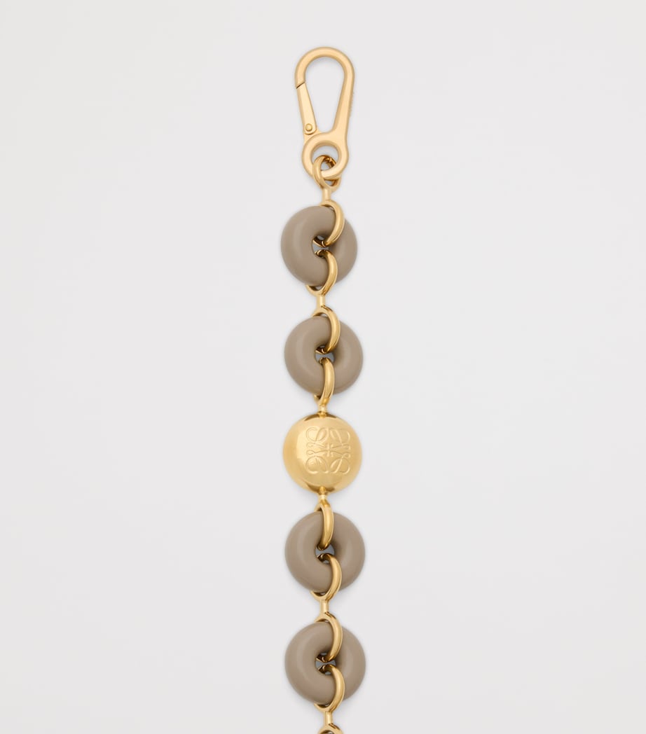 LOEWE Donut Chain Bag Strap Sand Image 2