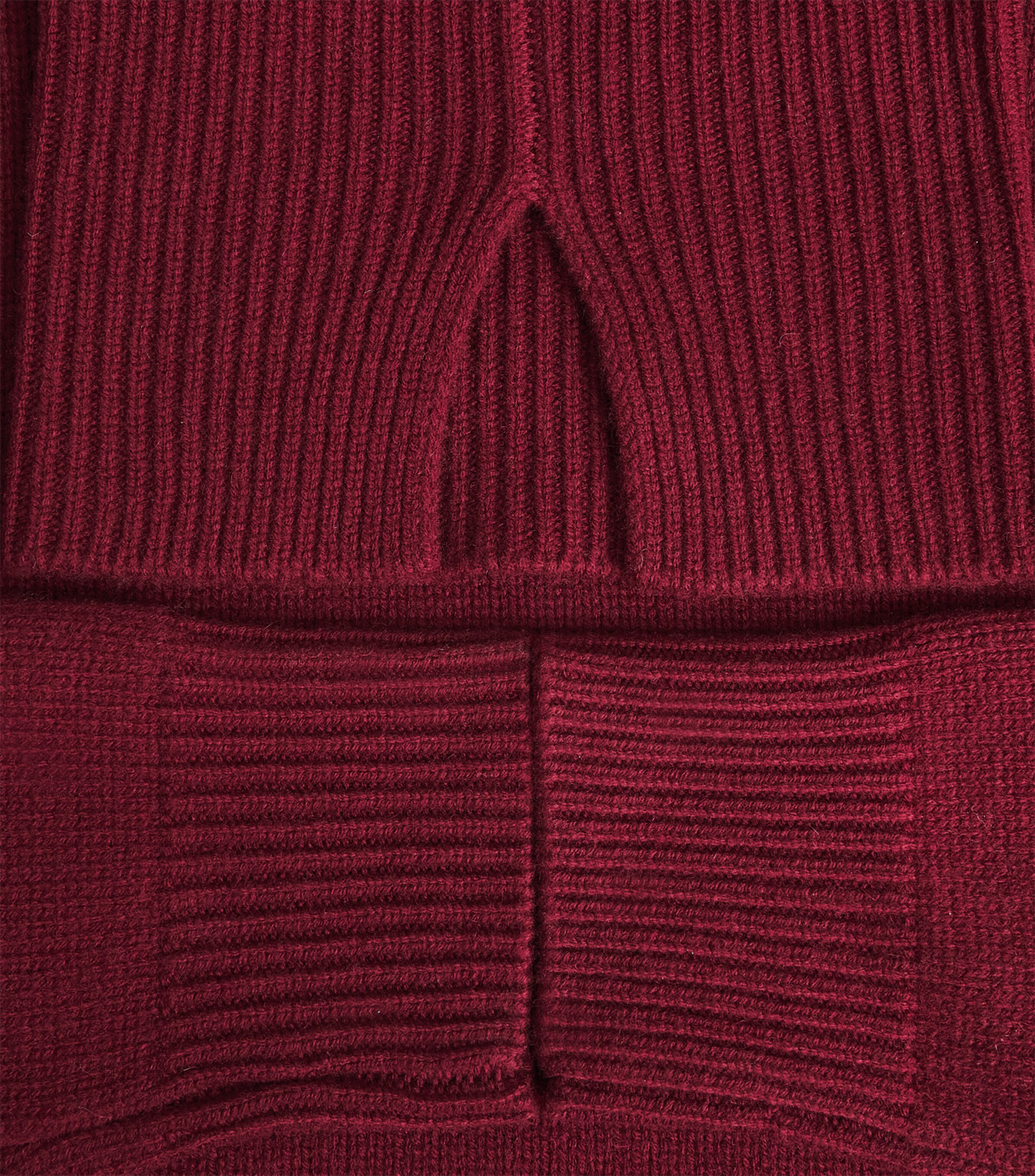 Merino Wool-Cashmere Idra Sweater BURGUNDY Image 5