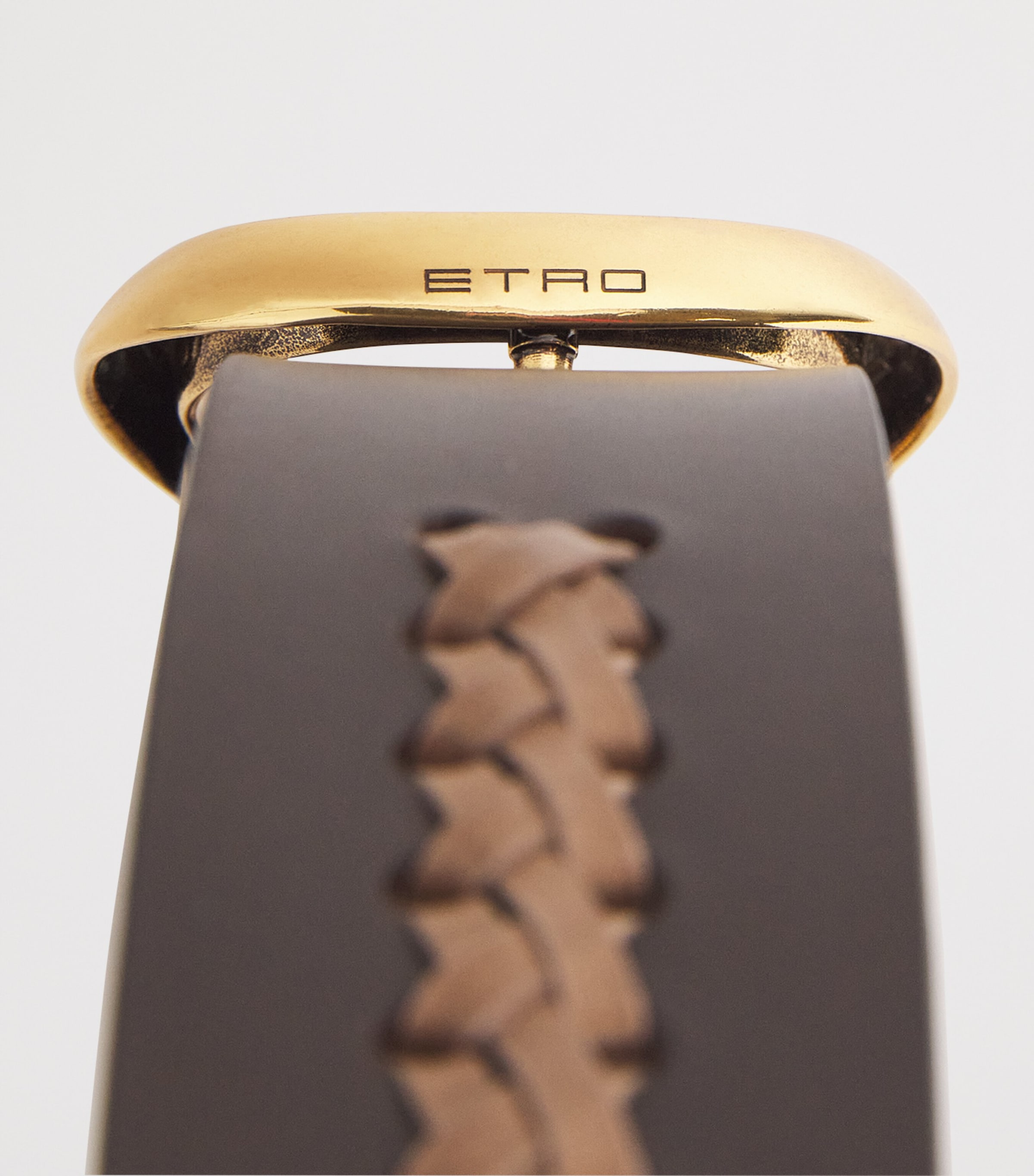 Etro Paisley Hardware Waist Belt Marrone Image 5